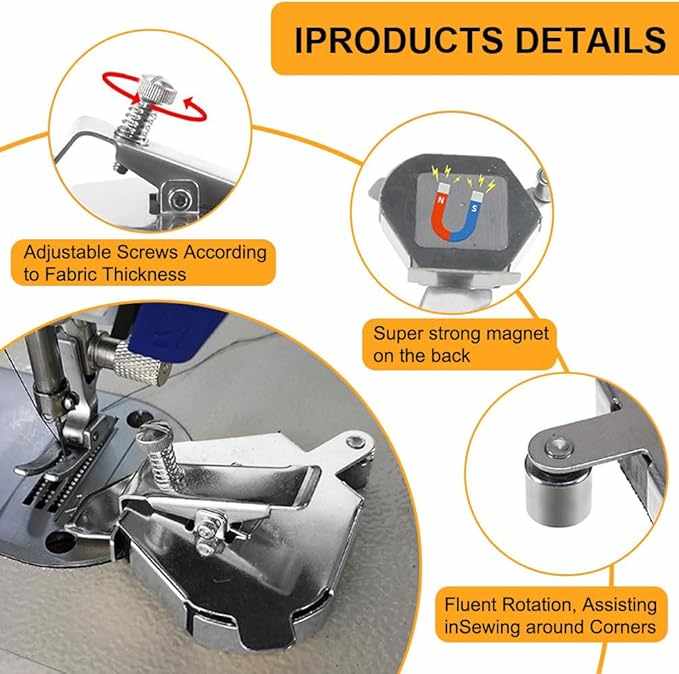 Guia de costura multifunción magnetica para maquina coser - imagen 3