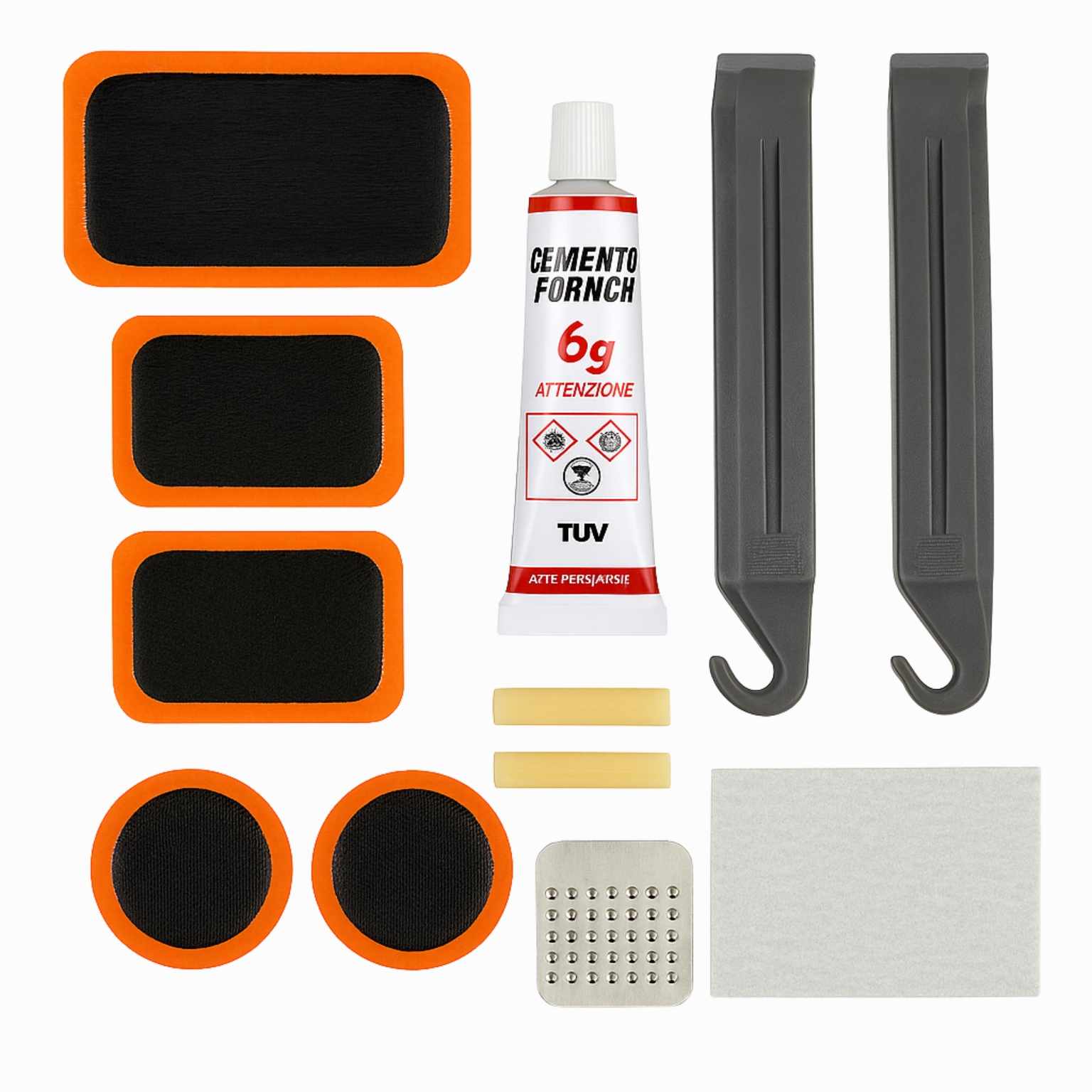 Kit Repara pinchazo 12 piezas