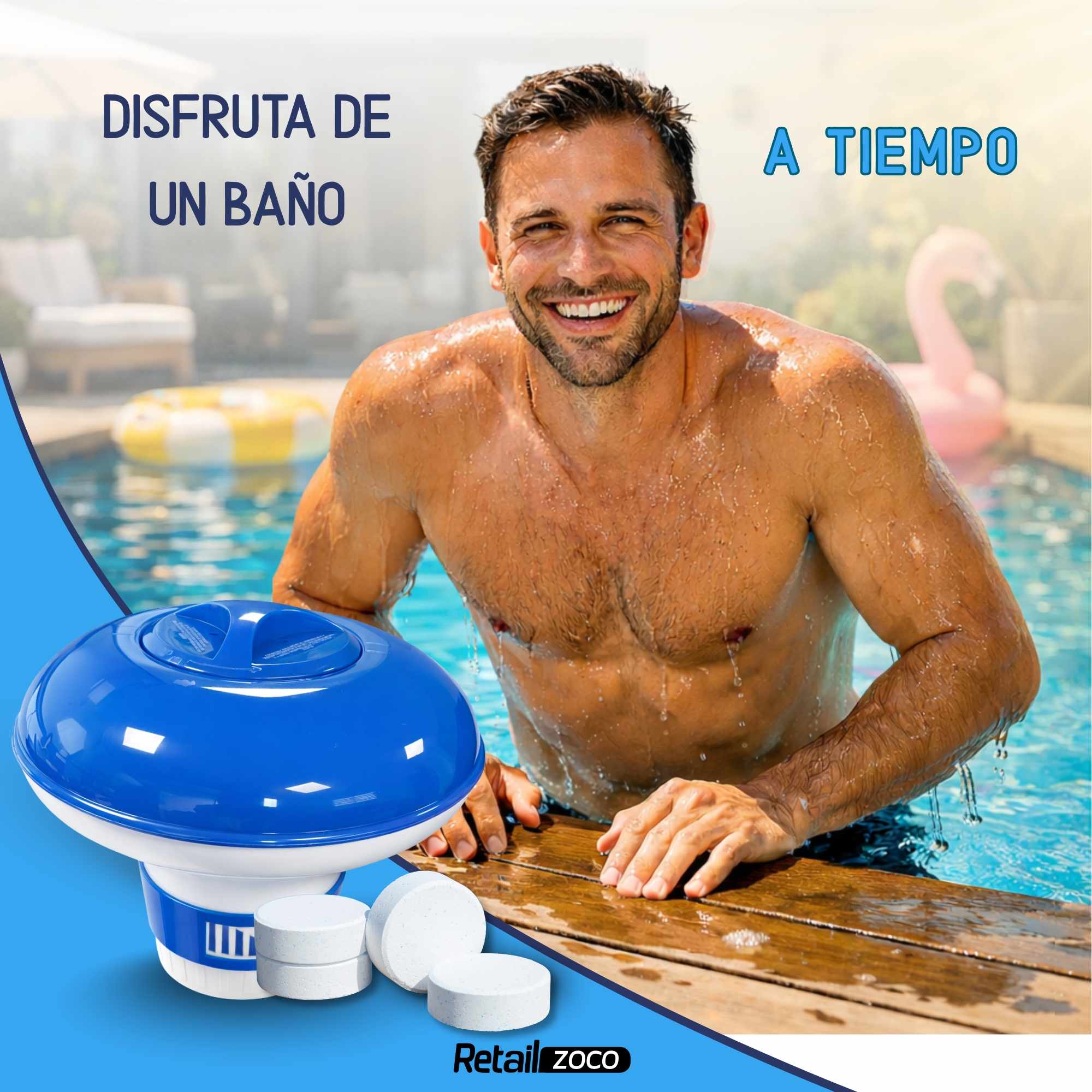 Clorador Flotante Tableta 200 g - imagen 6