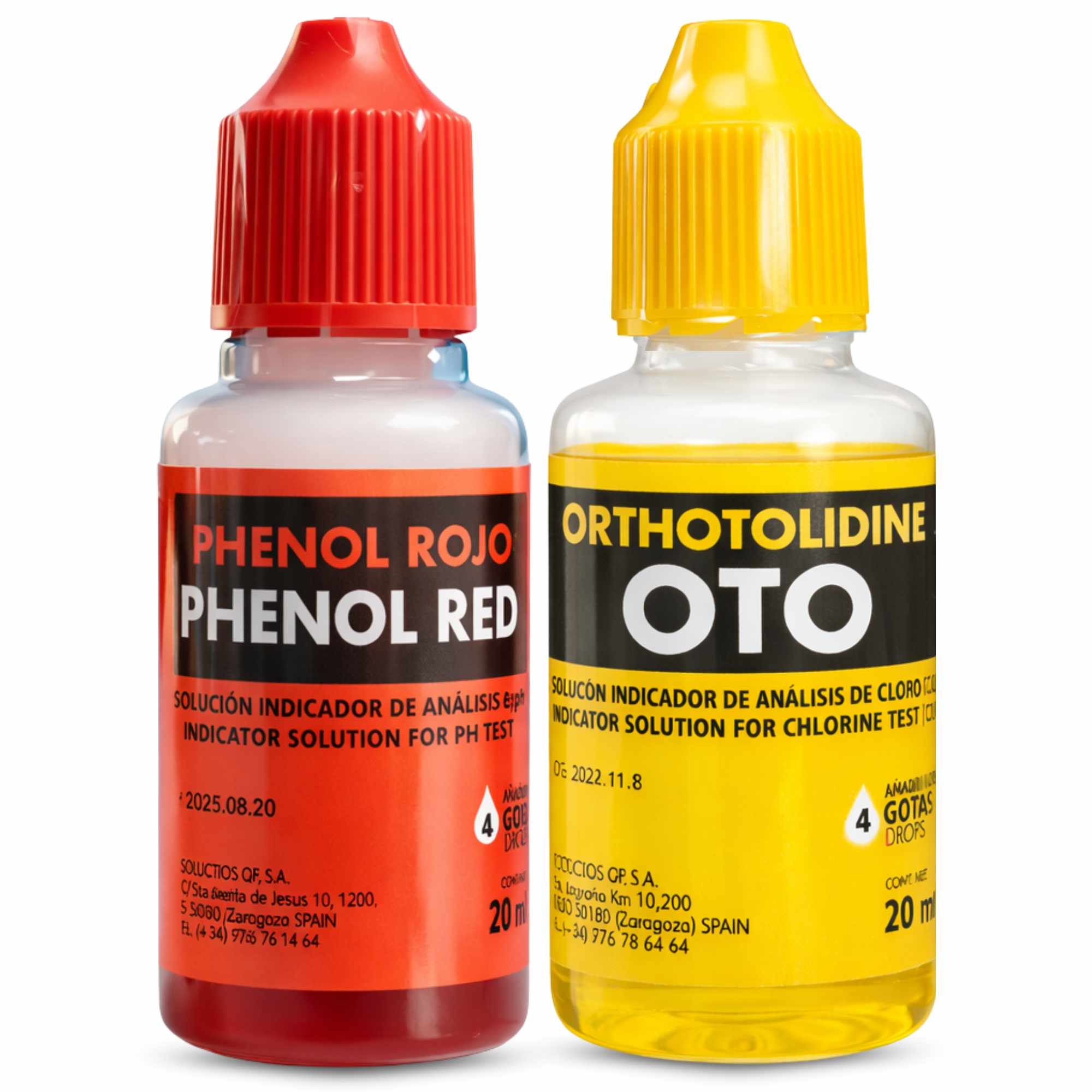 Recambio test pH kit en gotas