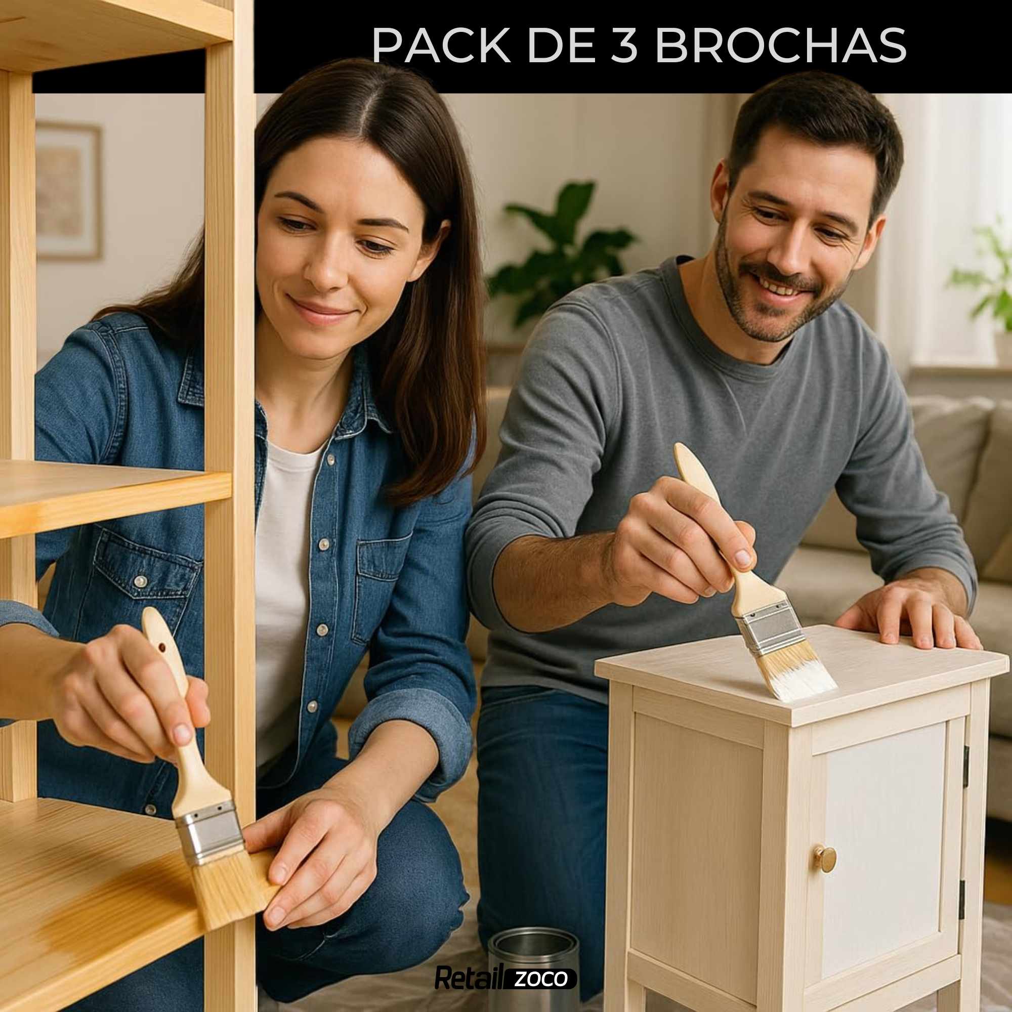 Brochas de Pintura pack 3 unidades - imagen 2