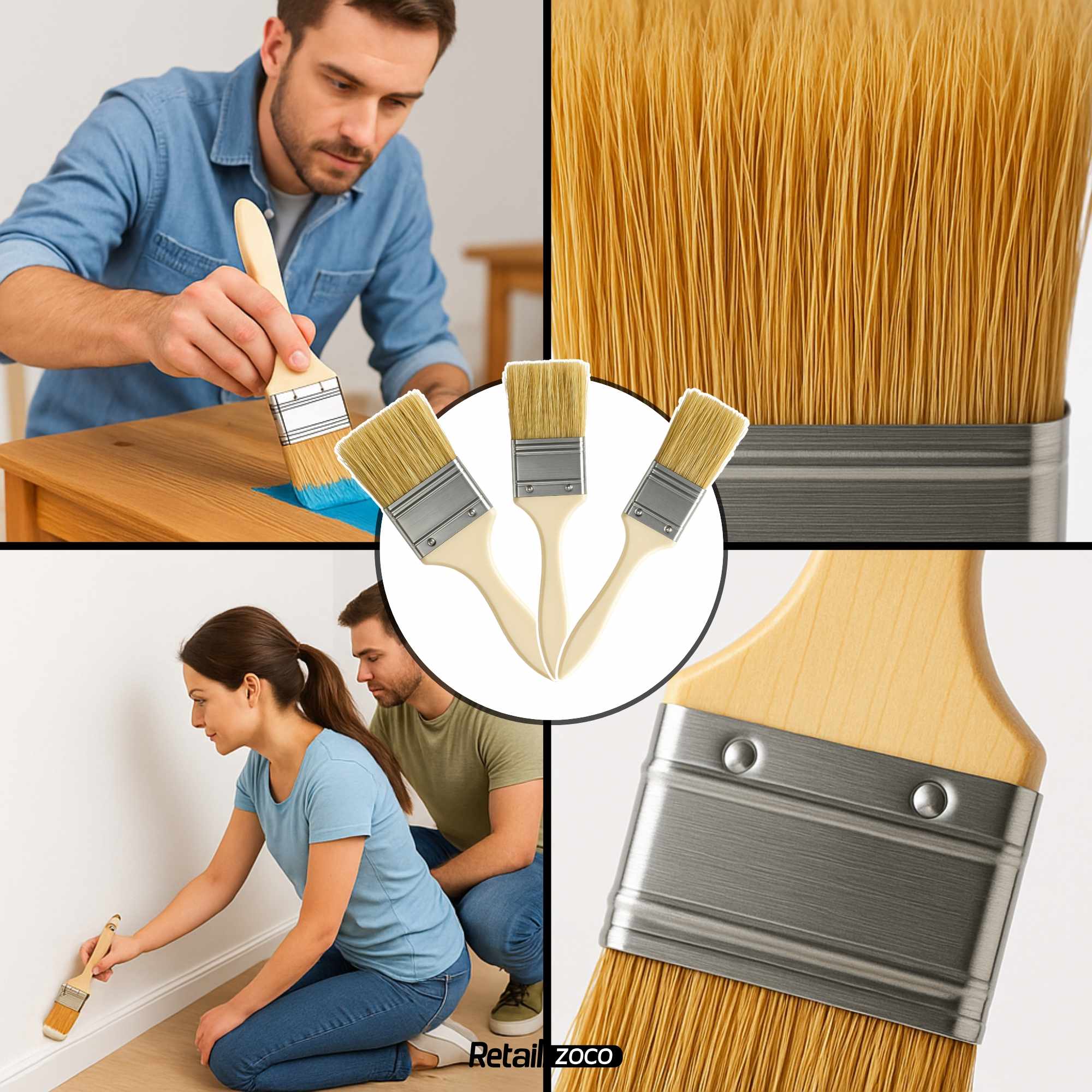 Brochas de Pintura pack 3 unidades - imagen 4