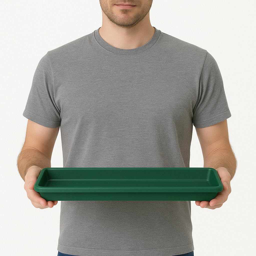 Plato Jardinera de plástico 60 Cm Verde - imagen 2