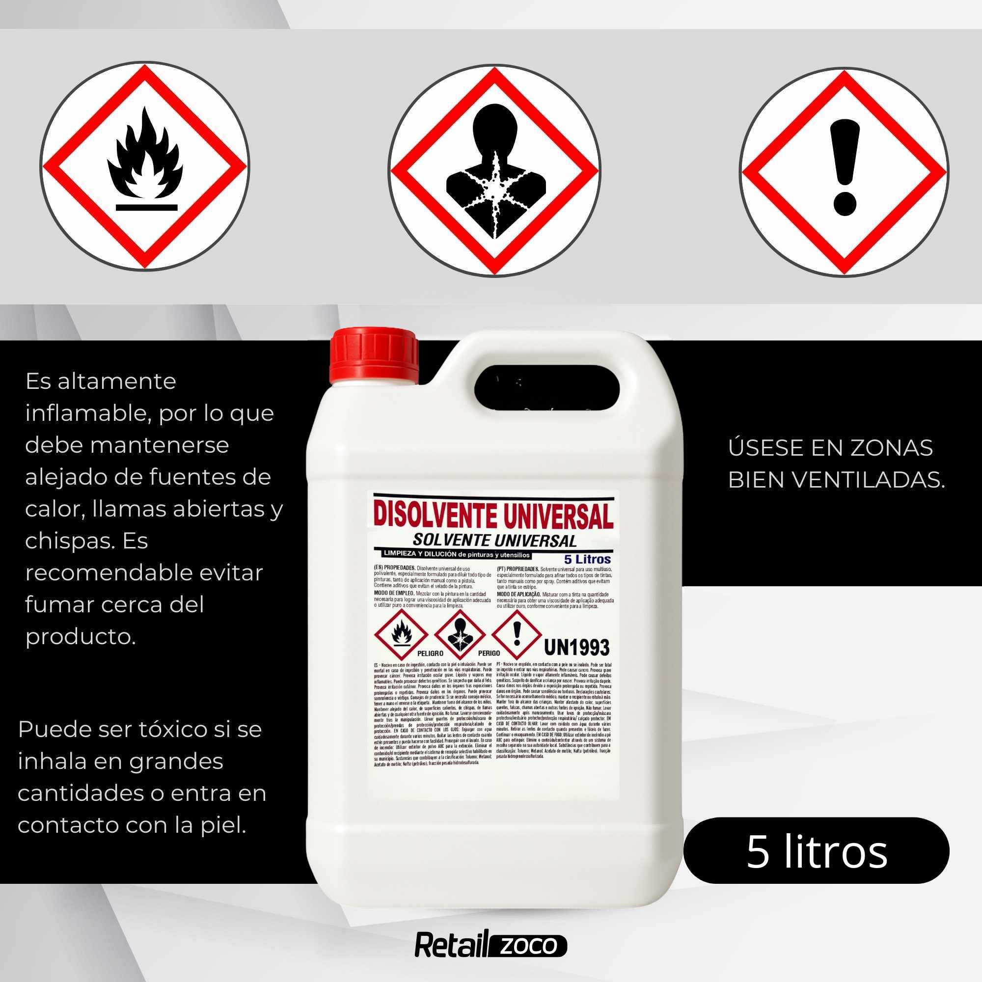 Disolvente universal 5000 ml - imagen 6