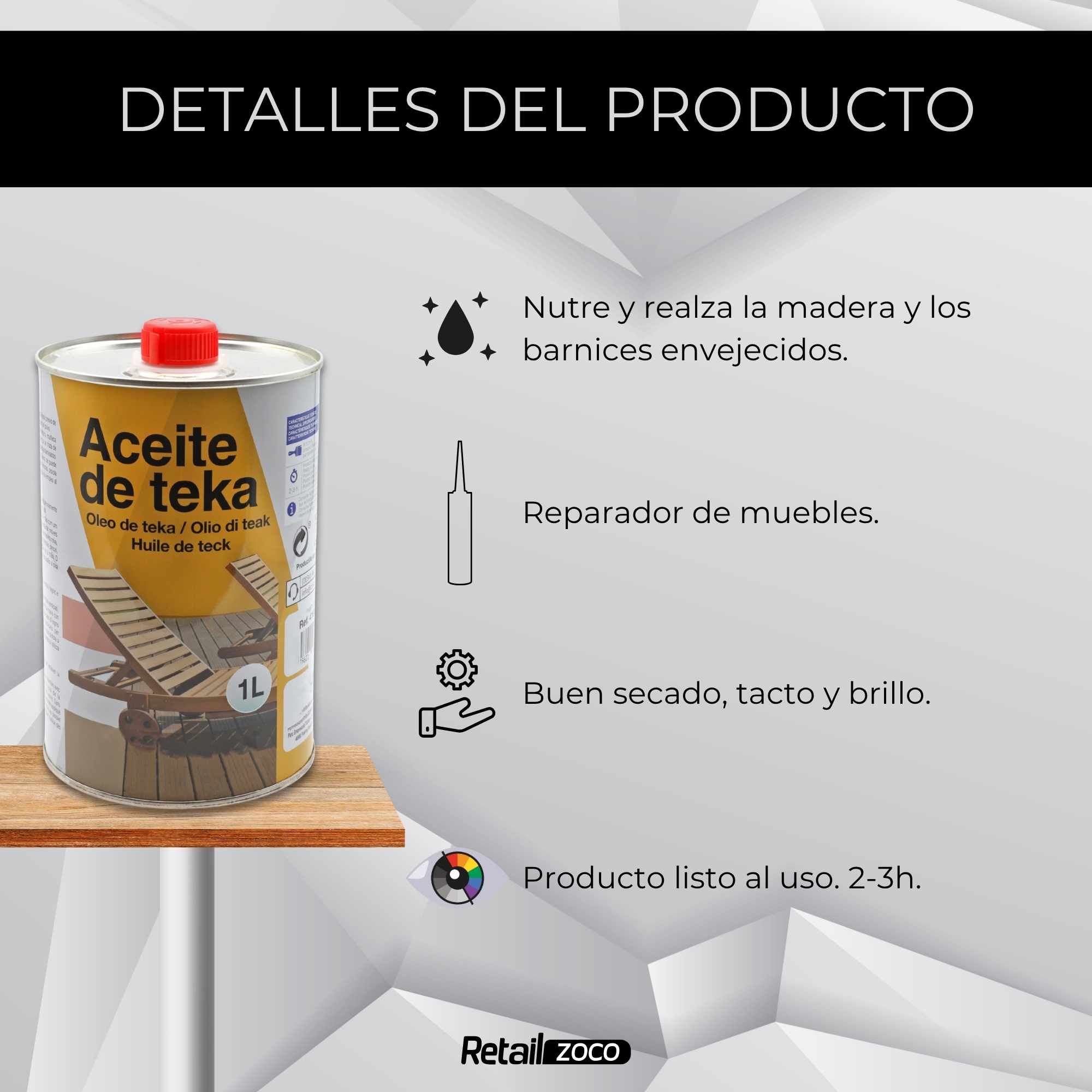 Aceite de teka 500 ml - imagen 3