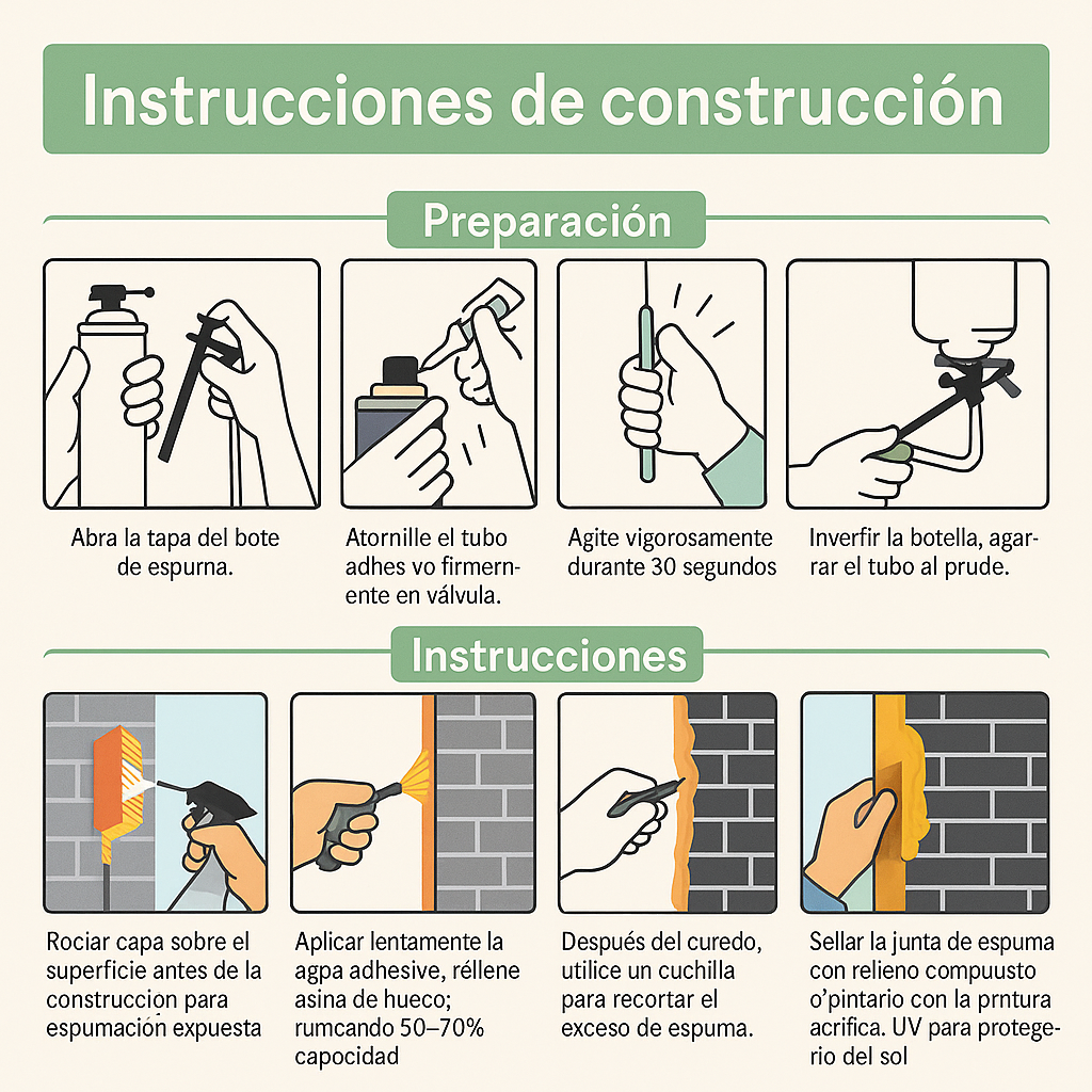 Espuma de Poliuretano Alta Expansión 750 ml para pistola - imagen 3