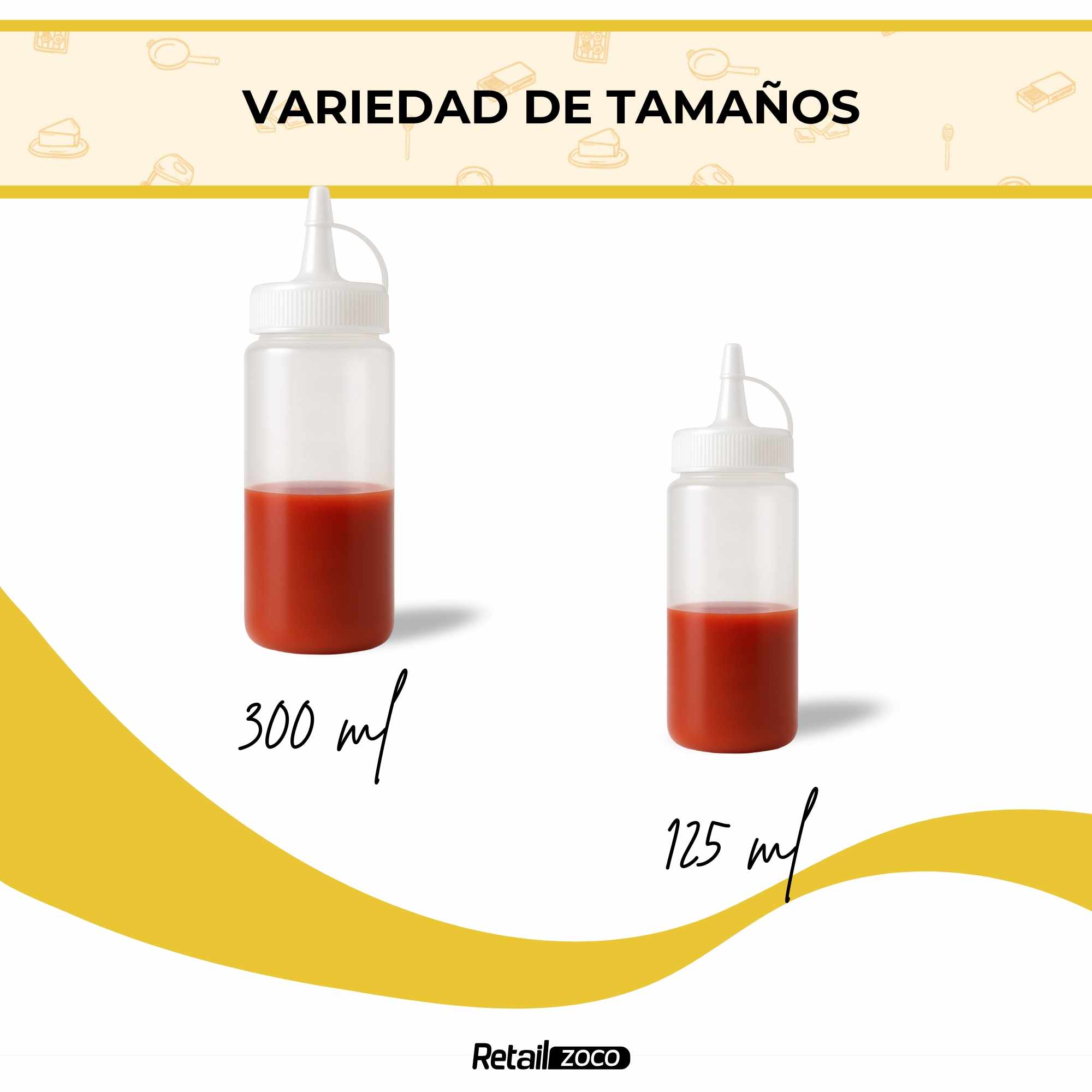 Botella para salsas plástico 125 ml - imagen 6