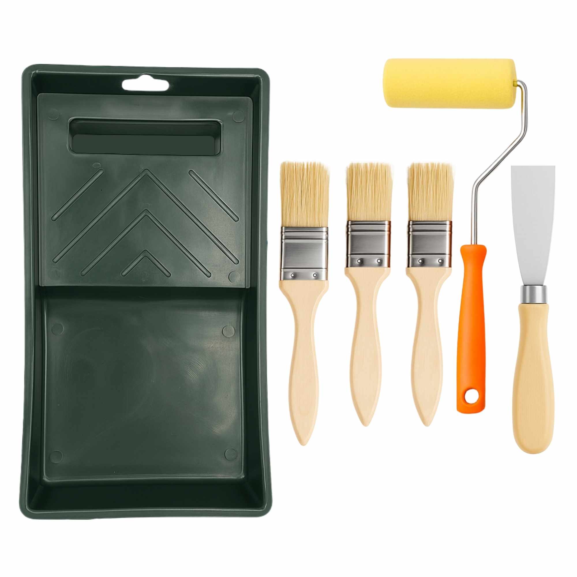 Conjunto de pintor de 7 piezas apto para barnizar - imagen 1
