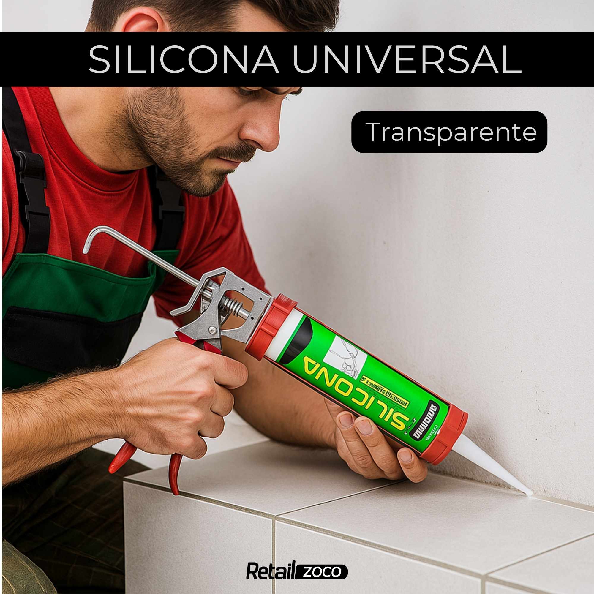 Bote silicona transparente 280 ml - imagen 2