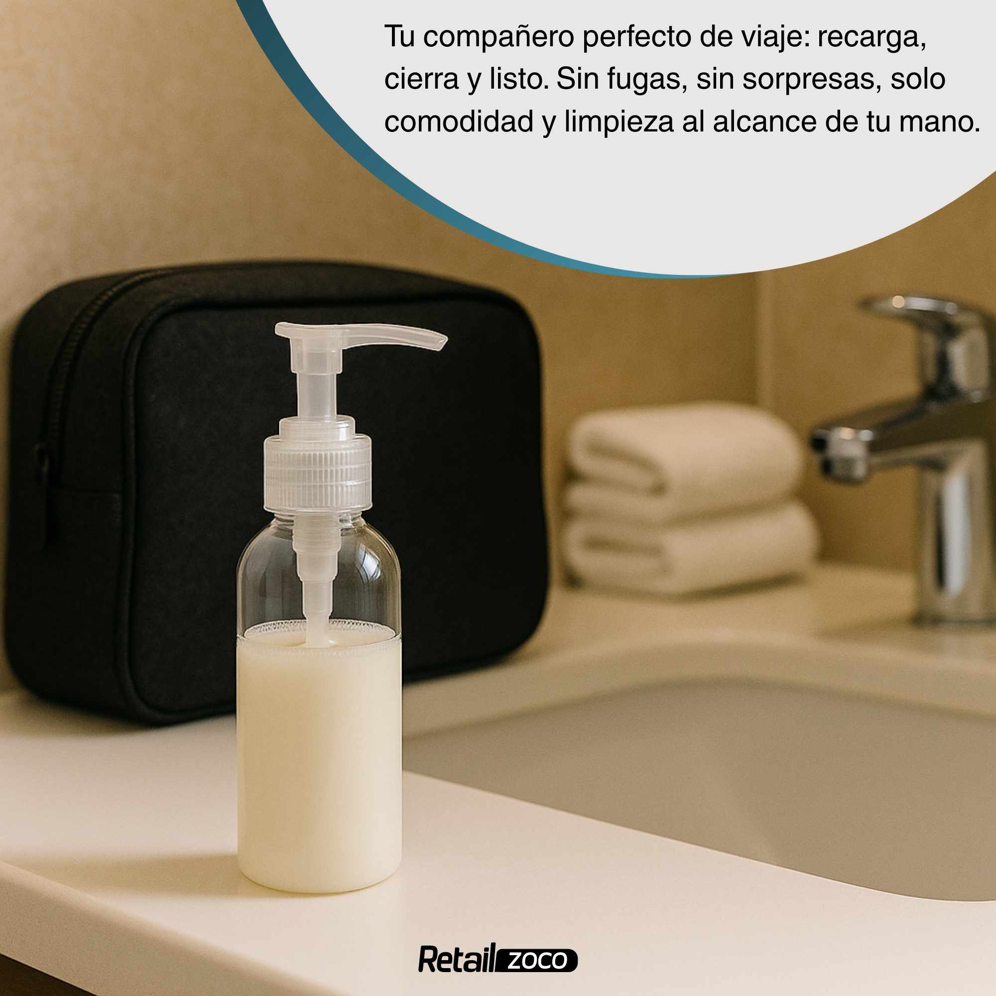 Set viaje Dosificador + Botella 100 Ml - imagen 4