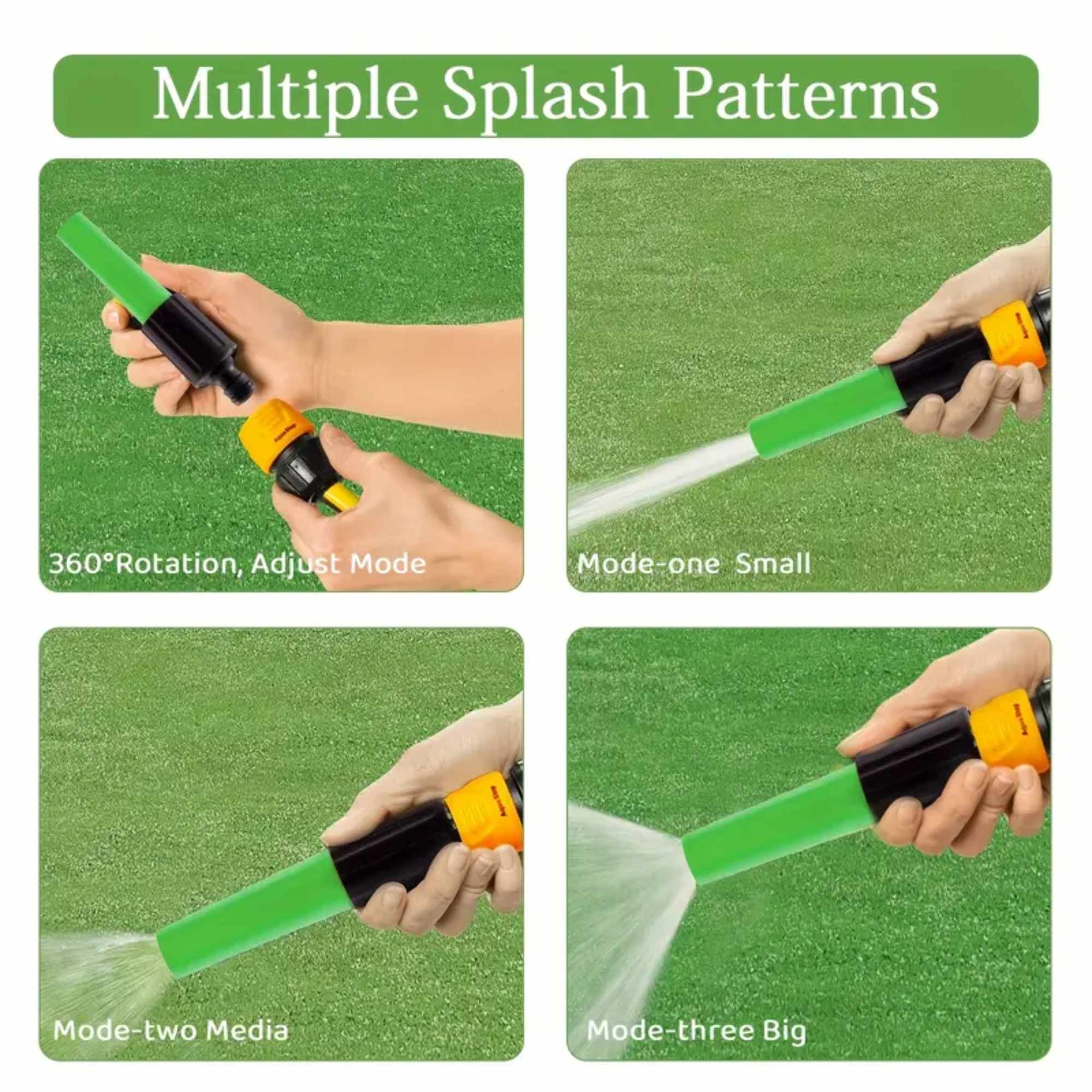 Kit Pisola de riego pulverizador con 3 adaptadores - imagen 4