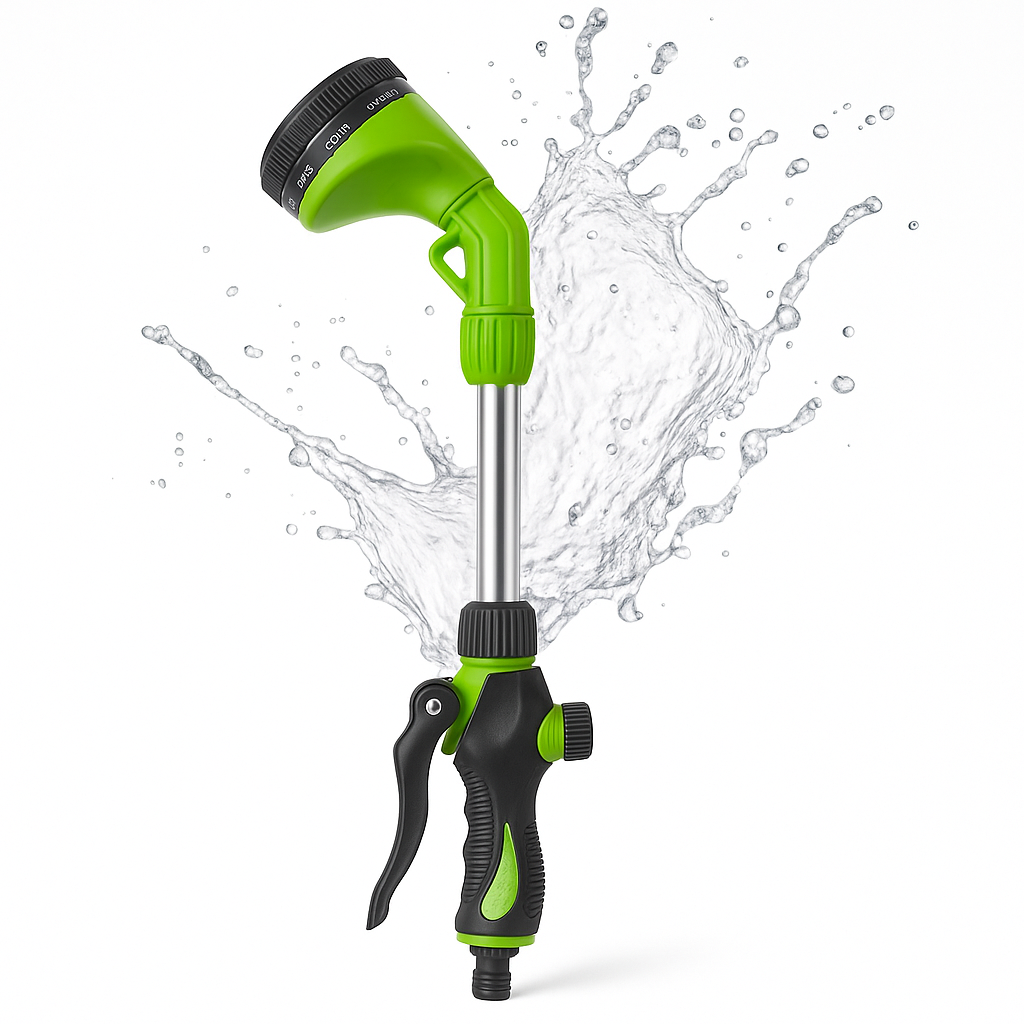 Pistola de riego extendida 9 posiciones