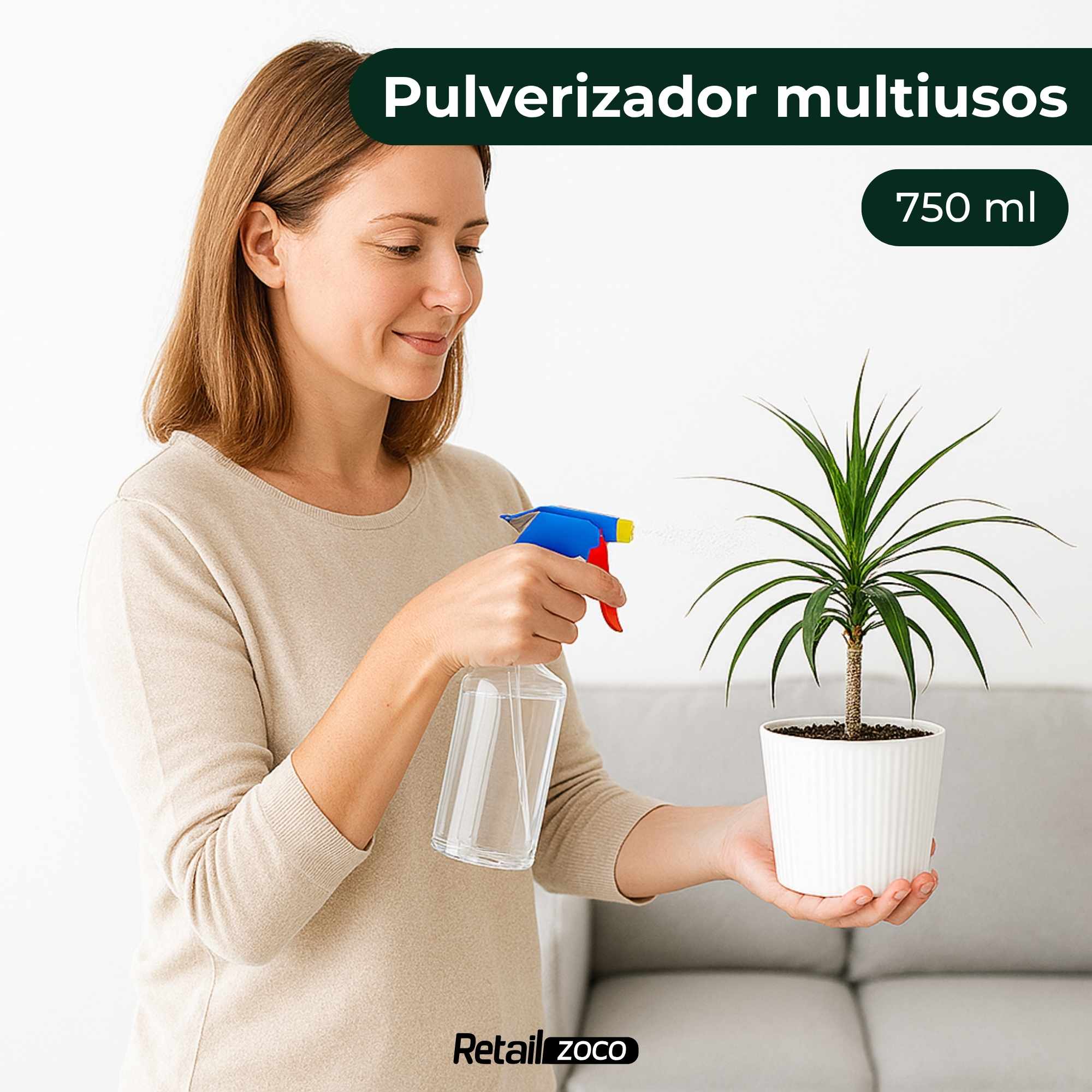 Pulverizador de plástico 750 ml - imagen 2