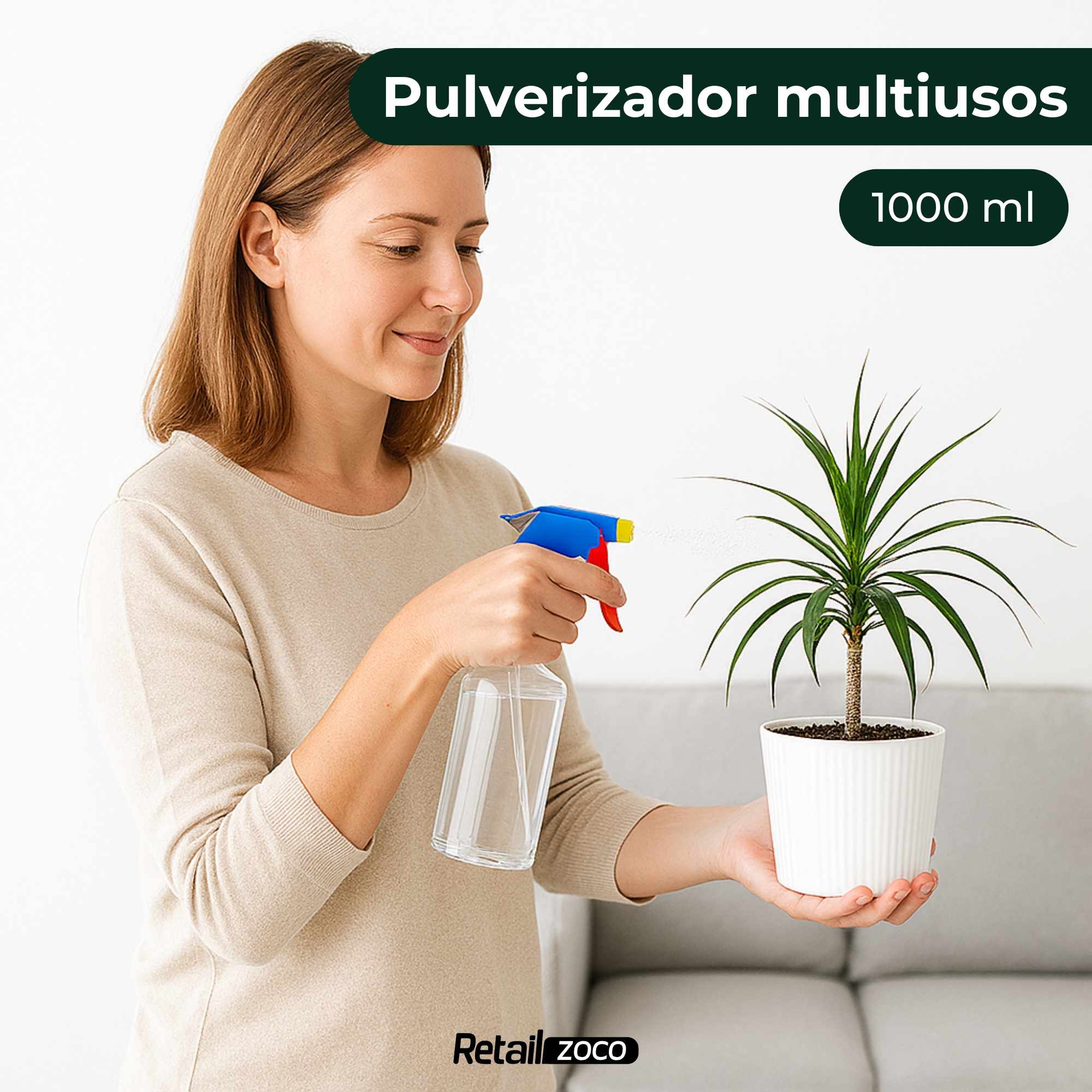 Pulverizador de plástico 1000 ml - imagen 2