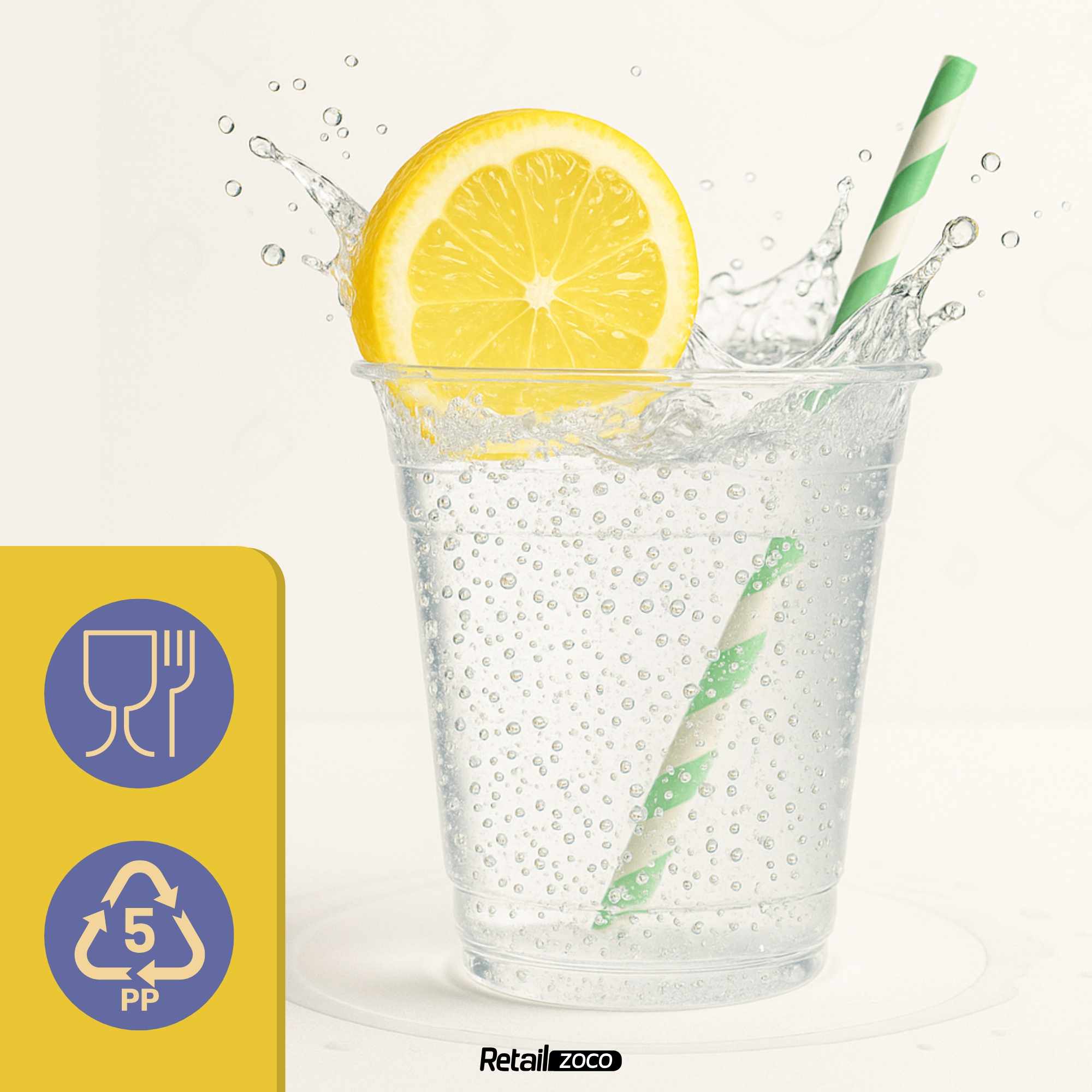 Vasos Desechables Plástico 300 cc 50 unidades transparentes - imagen 5