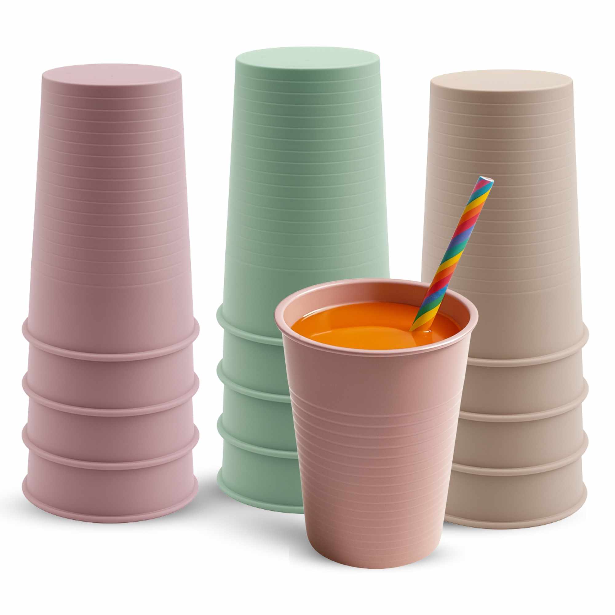 Vasos y botellas