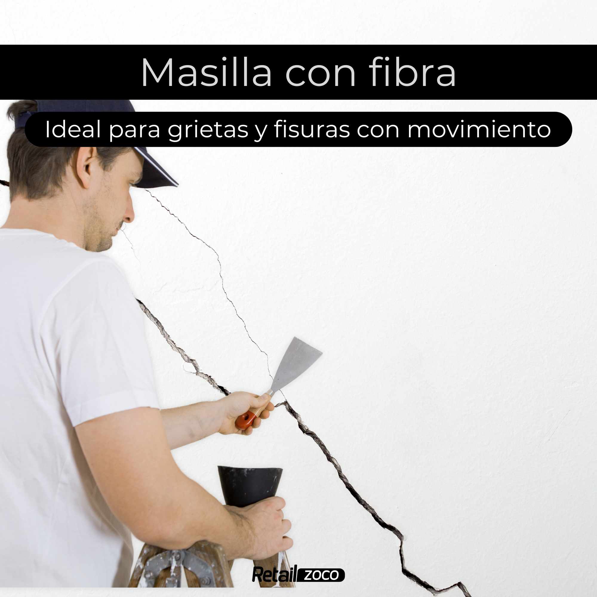 Masilla con fibra en tubo 150 gramos - imagen 2