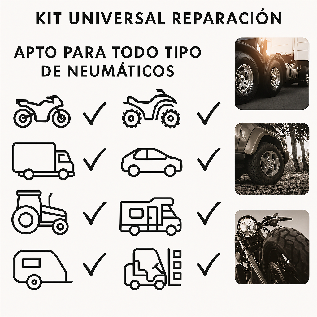 Kit Repara pinchazo 6 piezas - imagen 2