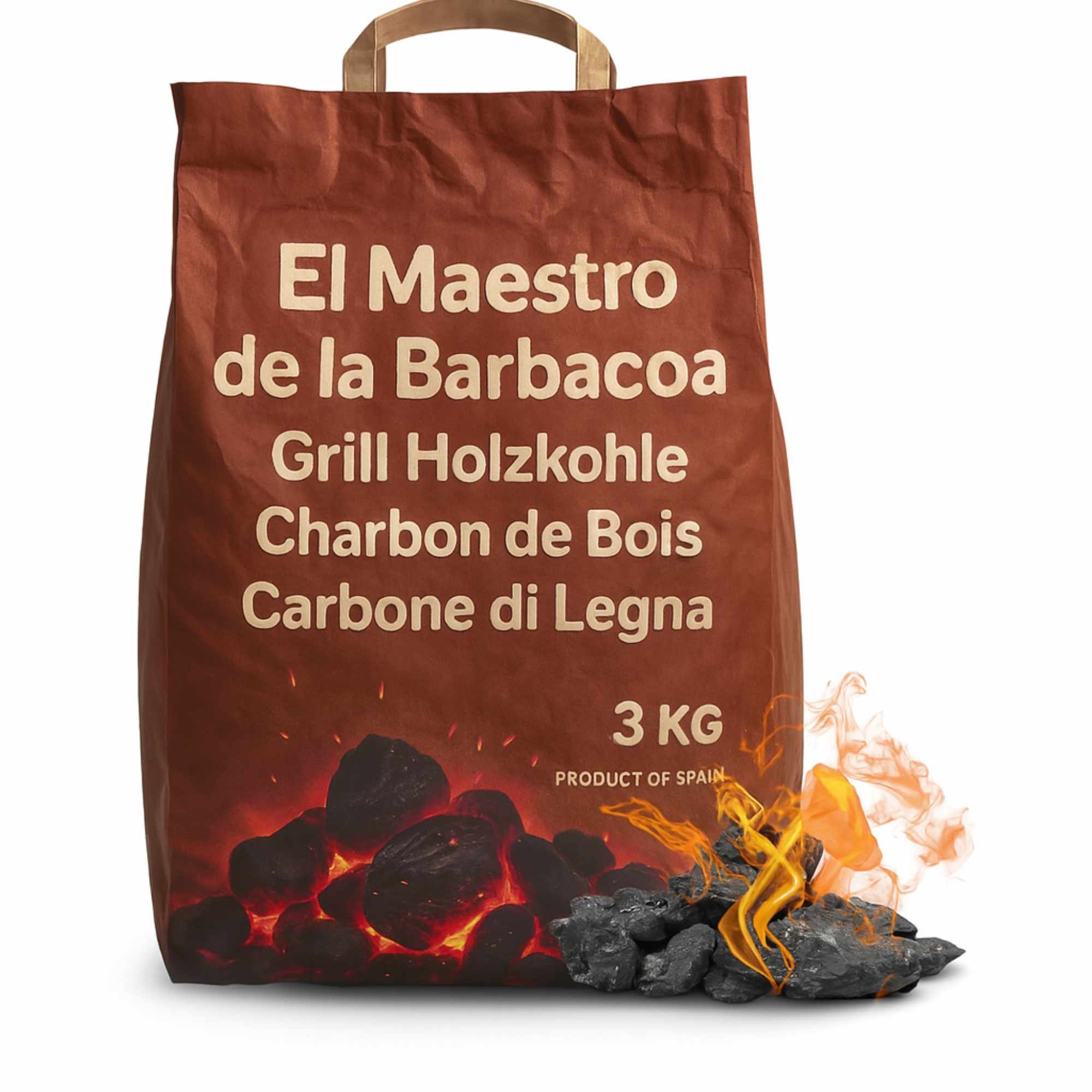 Briquetas De Carbón Vegetal 3 Kg