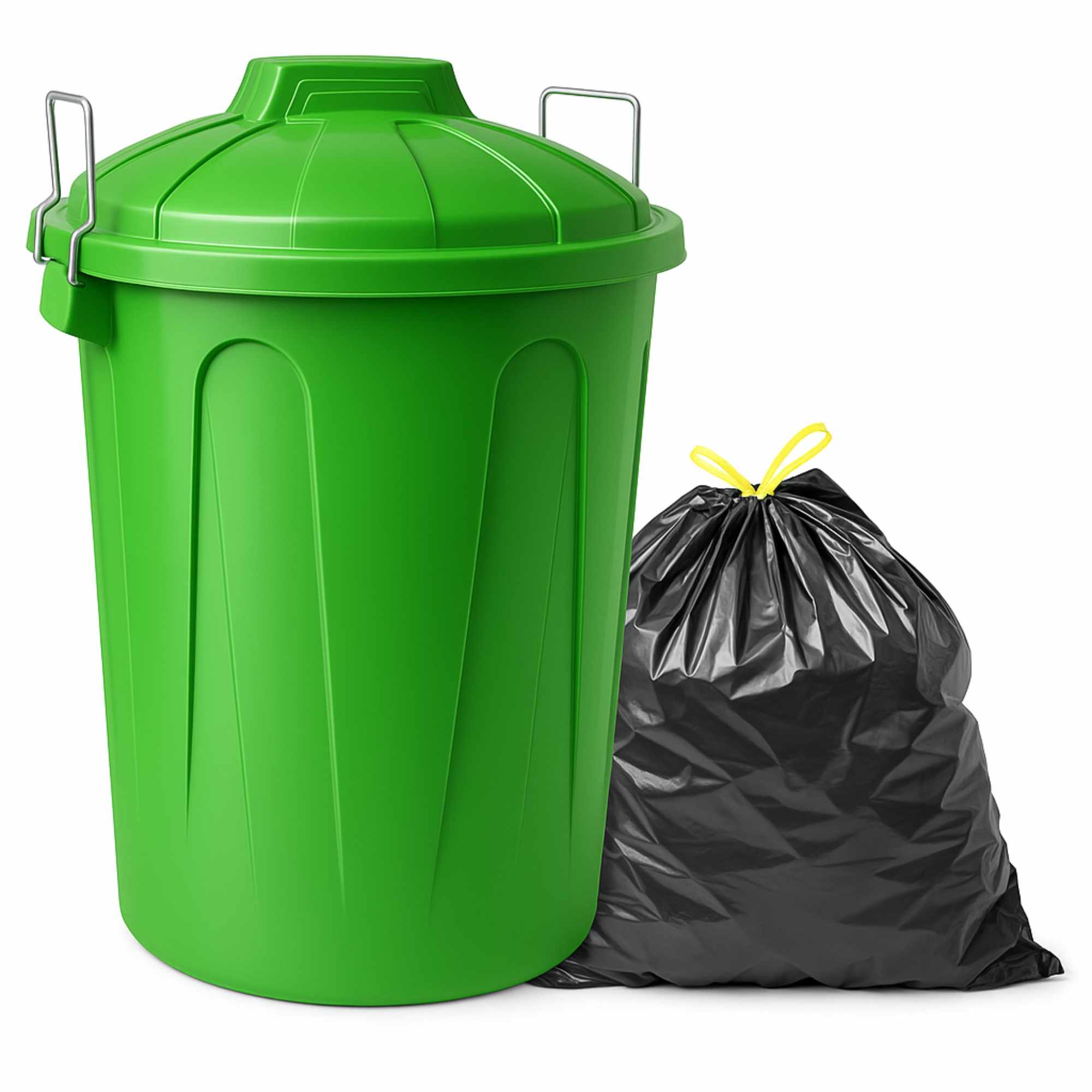 Cubo de basura comunidad 51 Litros Verde - imagen 1