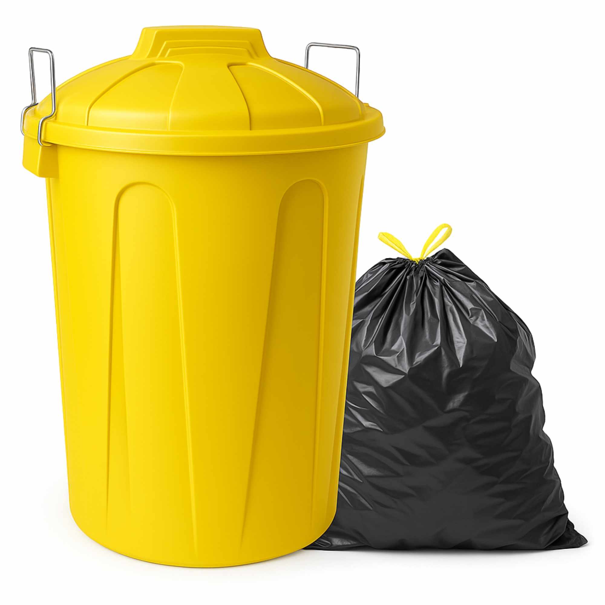 Cubo de basura comunidad 51 Litros Amarillo