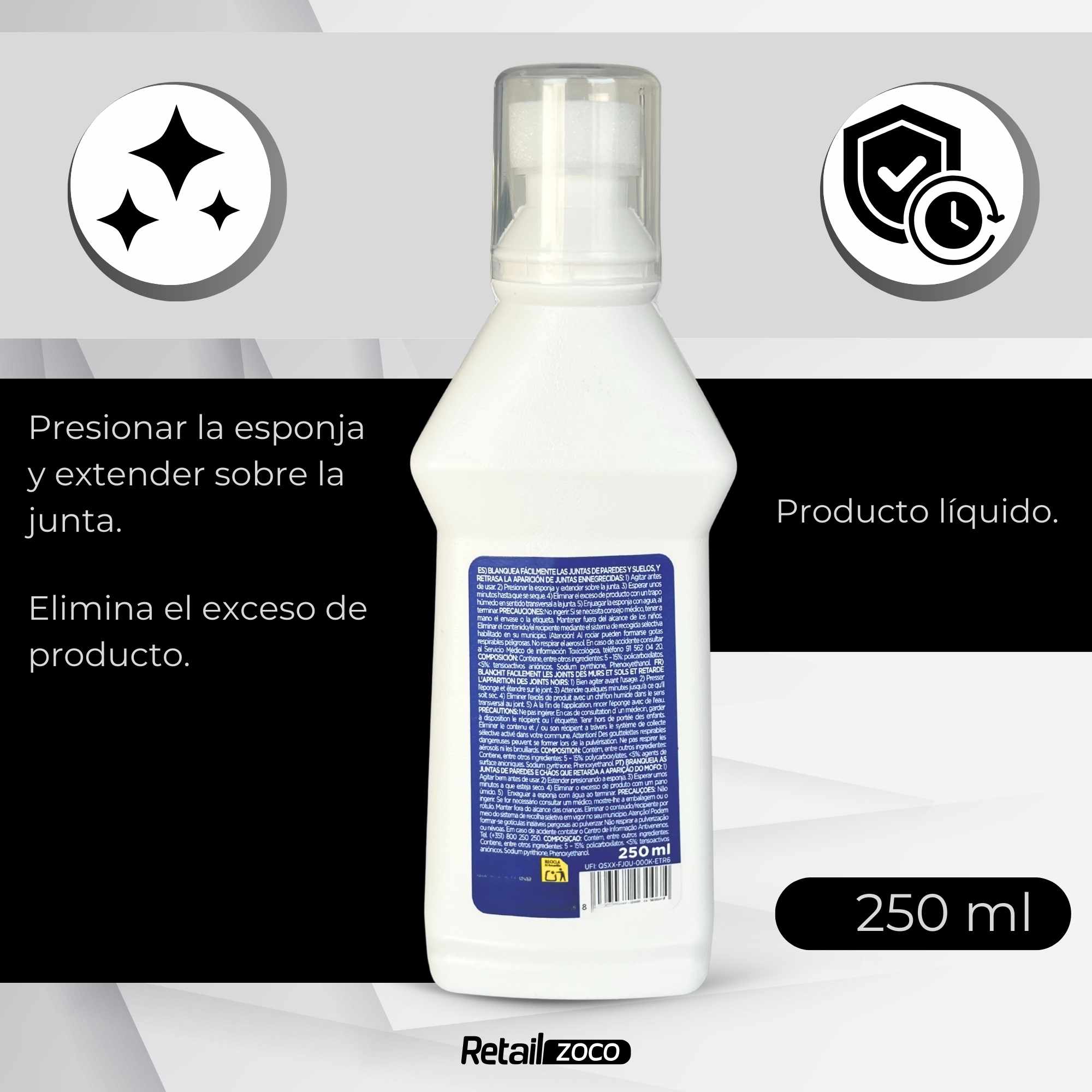 Blanqueador de juntas 250 ml - imagen 6