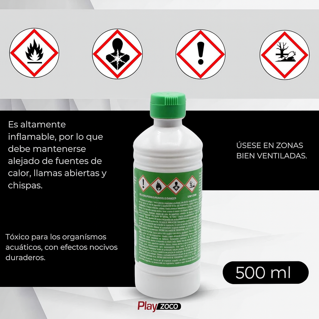 Aguarras Puro 500 ml - imagen 5