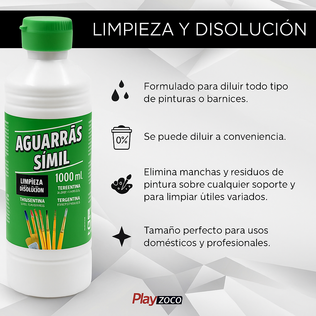 Aguarras Simil 1000 ml - imagen 3