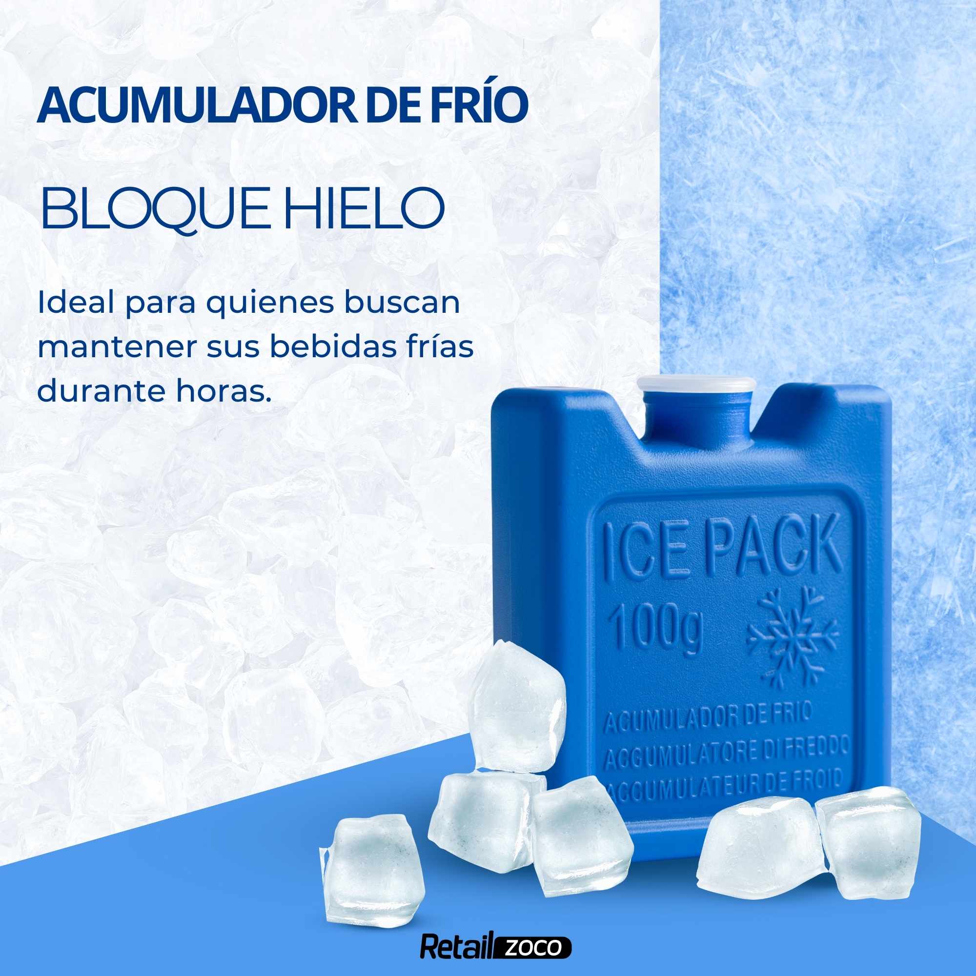 Acumulador de frio 100 gramos pack 2 unidades - imagen 2