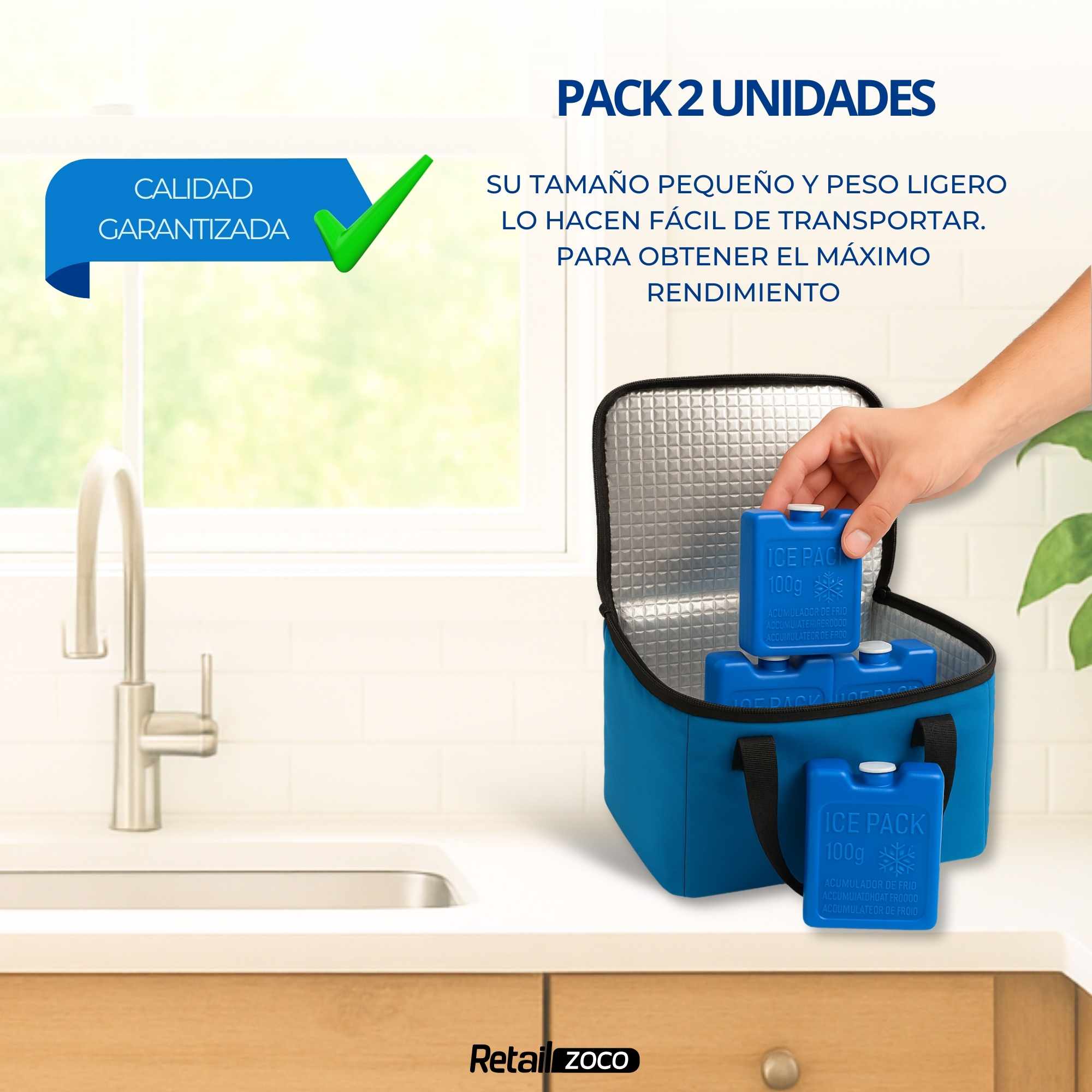 Acumulador de frio 100 gramos pack 2 unidades - imagen 6