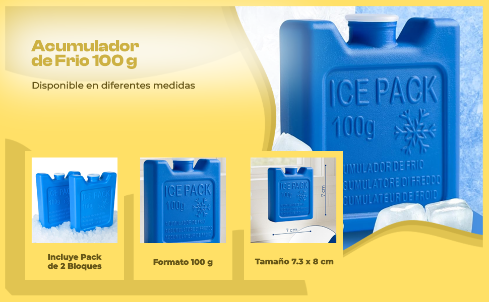 Banner - Acumulador de frio 100 gramos pack 2 unidades