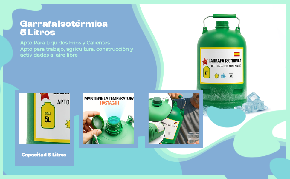 Banner - Garrafa Isotérmica 5 Litros