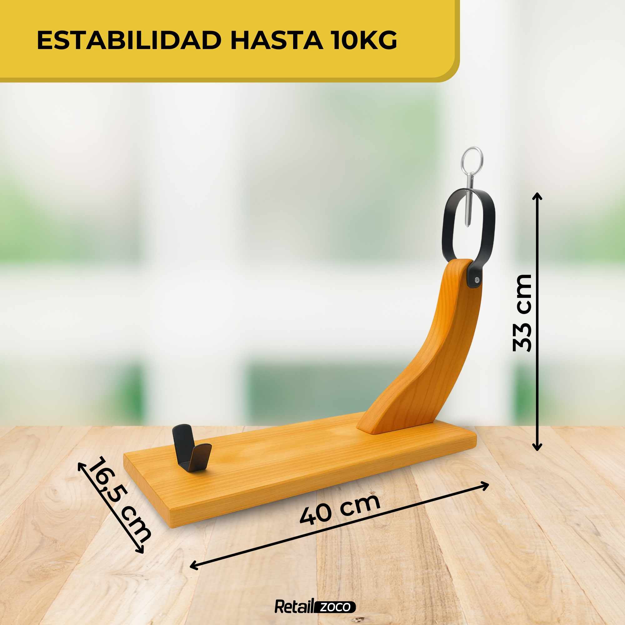 Jamonero de madera modelo Venecia - imagen 3