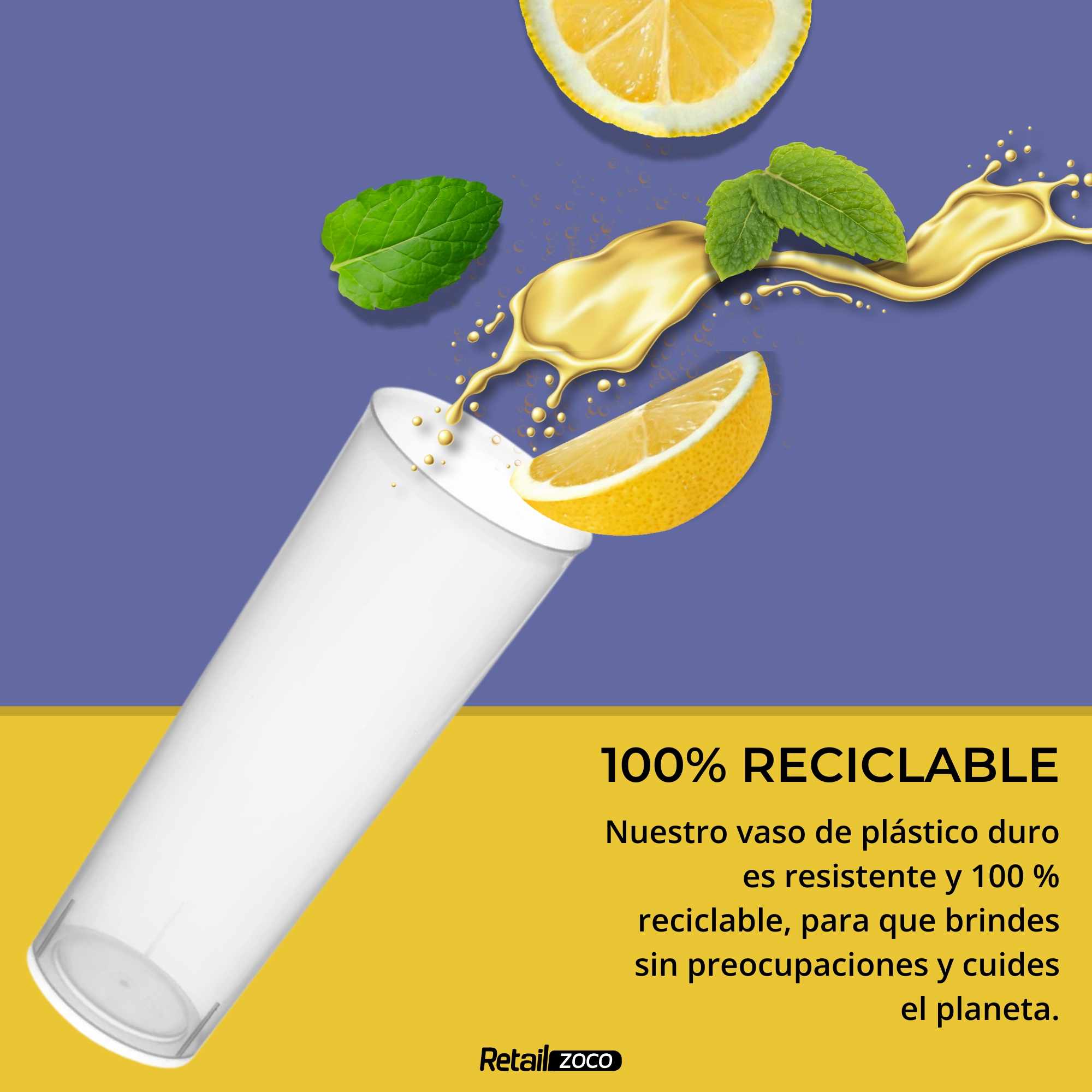 Vasos de tubo Plástico duro 300 Cc 10 Unidades - imagen 6