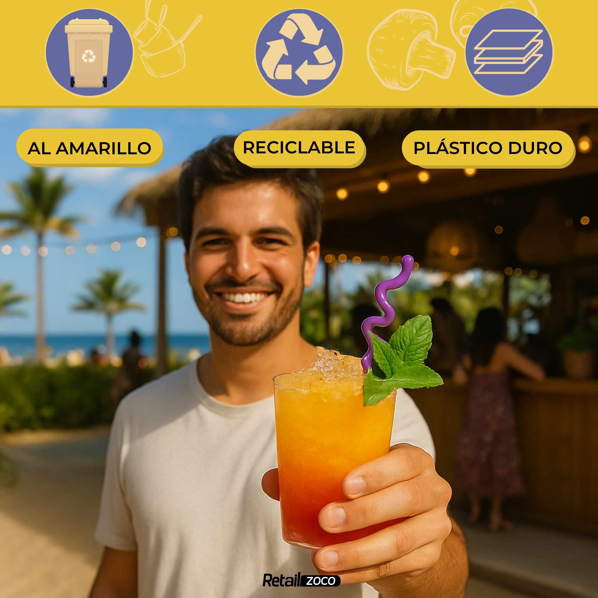 Vasos de Mojito Plástico duro 330 Cc 20 Unidades - imagen 2