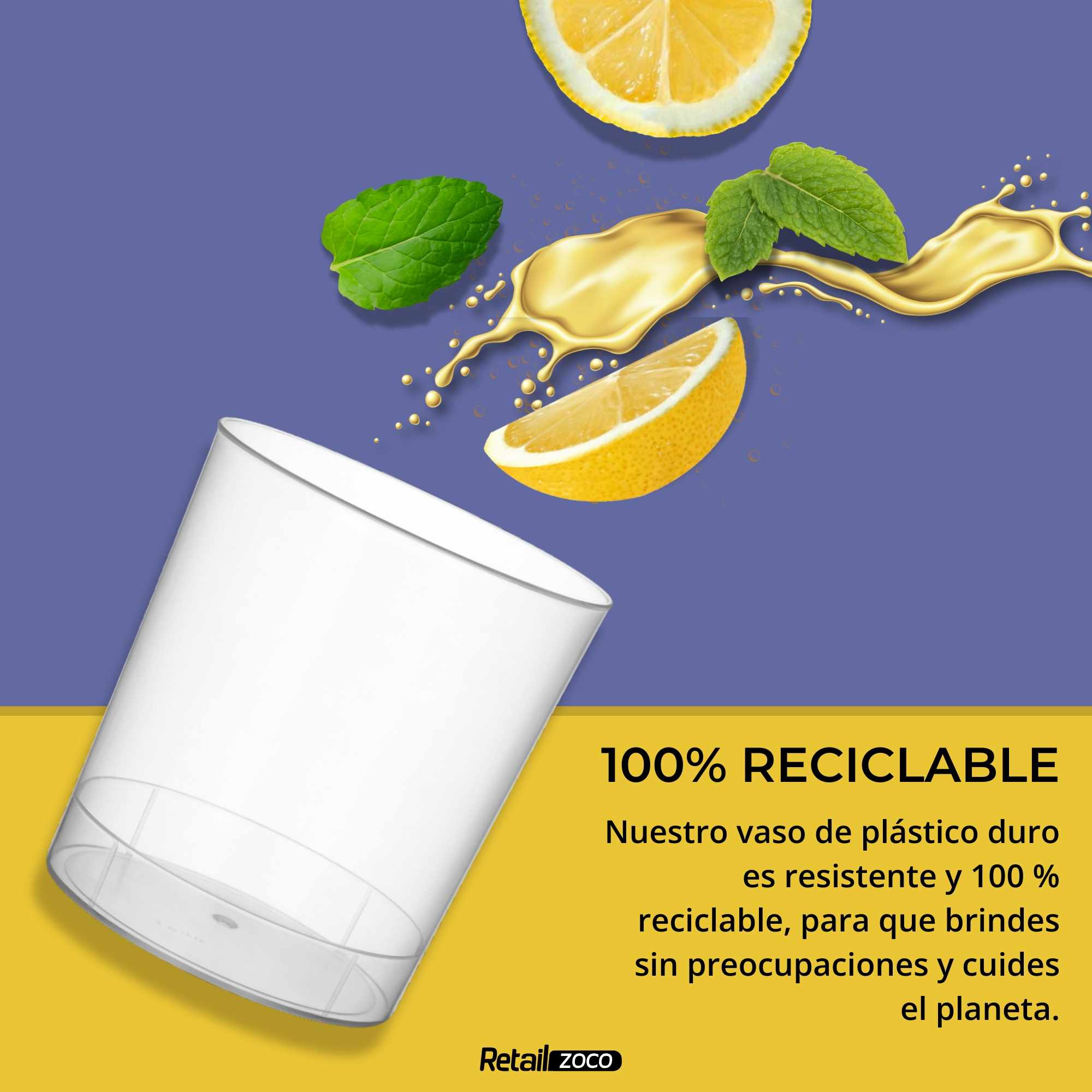 Vasos de Mojito Plástico duro 330 Cc 20 Unidades - imagen 6
