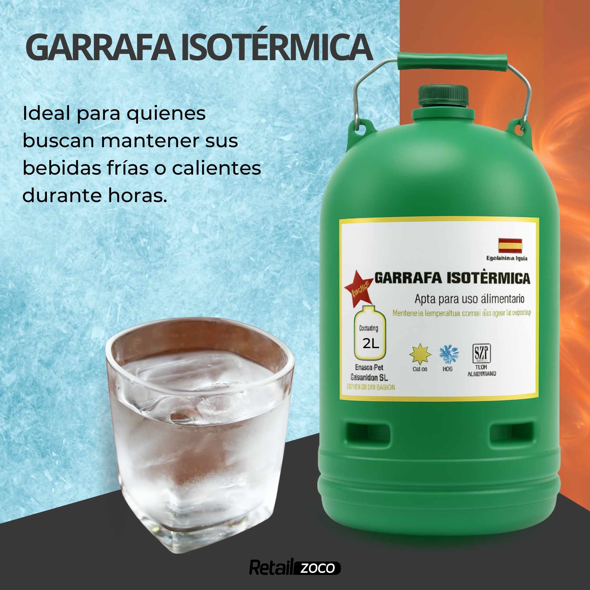 Garrafa Isotérmica 2 Litros - imagen 2