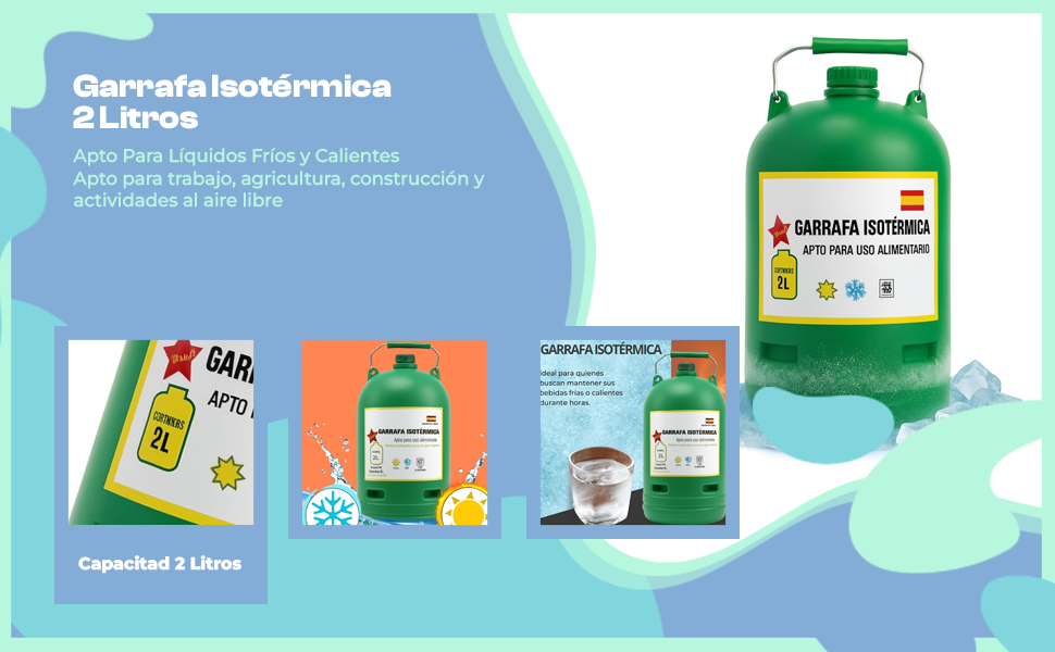 Banner - Garrafa Isotérmica 2 Litros