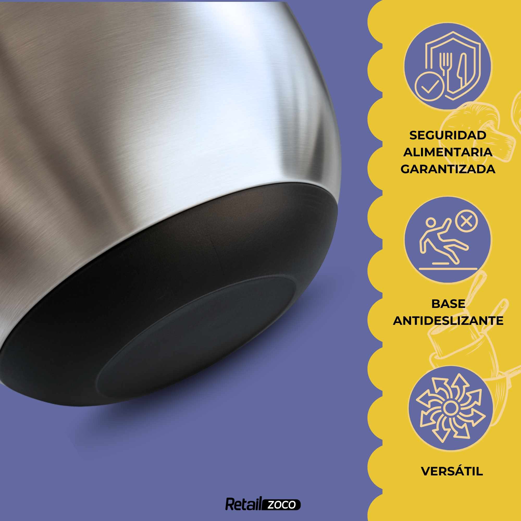 Cuenco para Mezclar con Escala Medidora base antideslizante 1500 ml - imagen 3