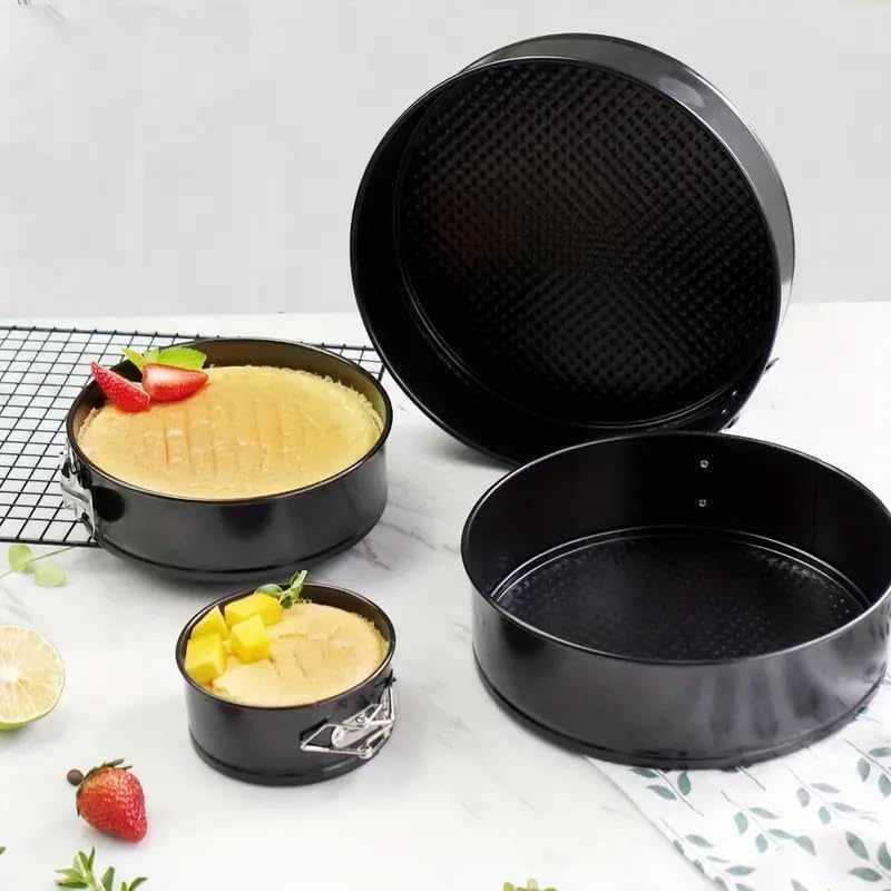 Molde para horno redondo Clip-Clap desmontable 11 cm Negro - imagen 7