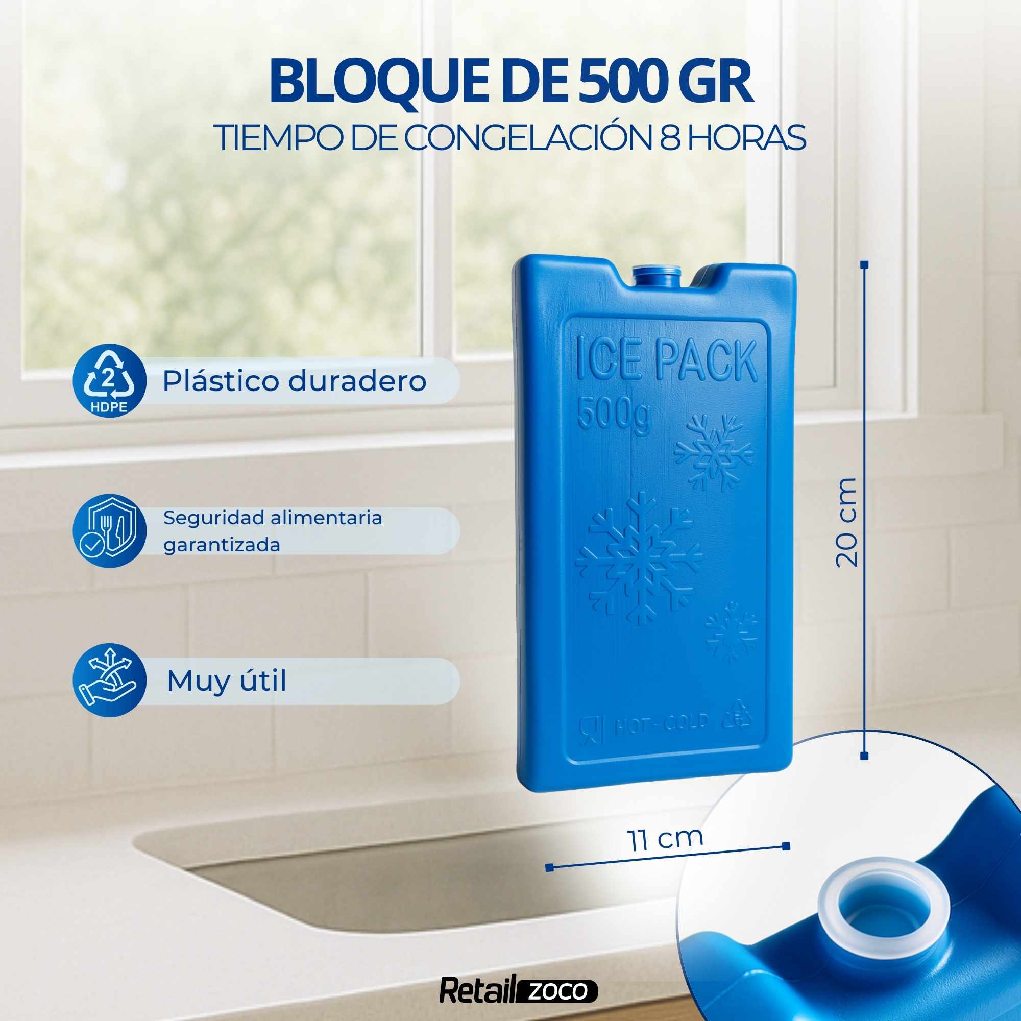 Acumulador de frio 500 gramos - imagen 4