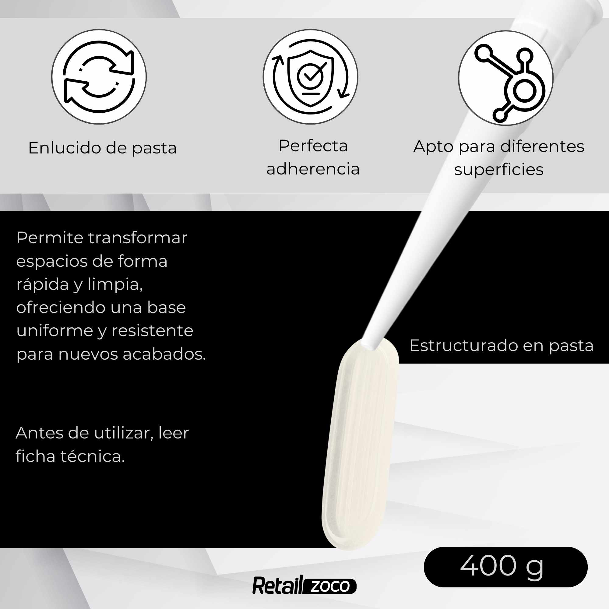 Masilla Standard para pistola 400 gramos - imagen 5