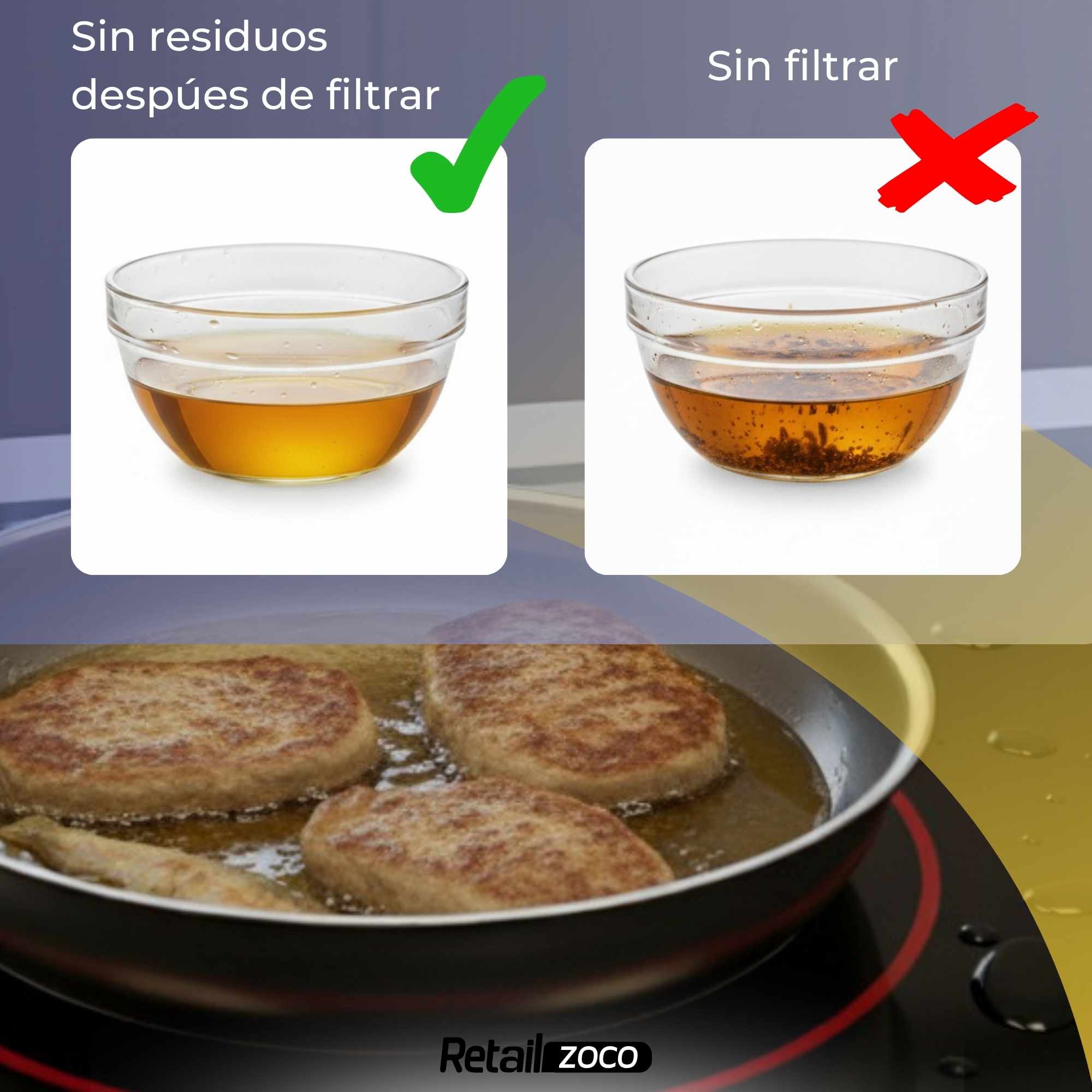 Grasera de carne acero inoxidable 550 ml - imagen 5