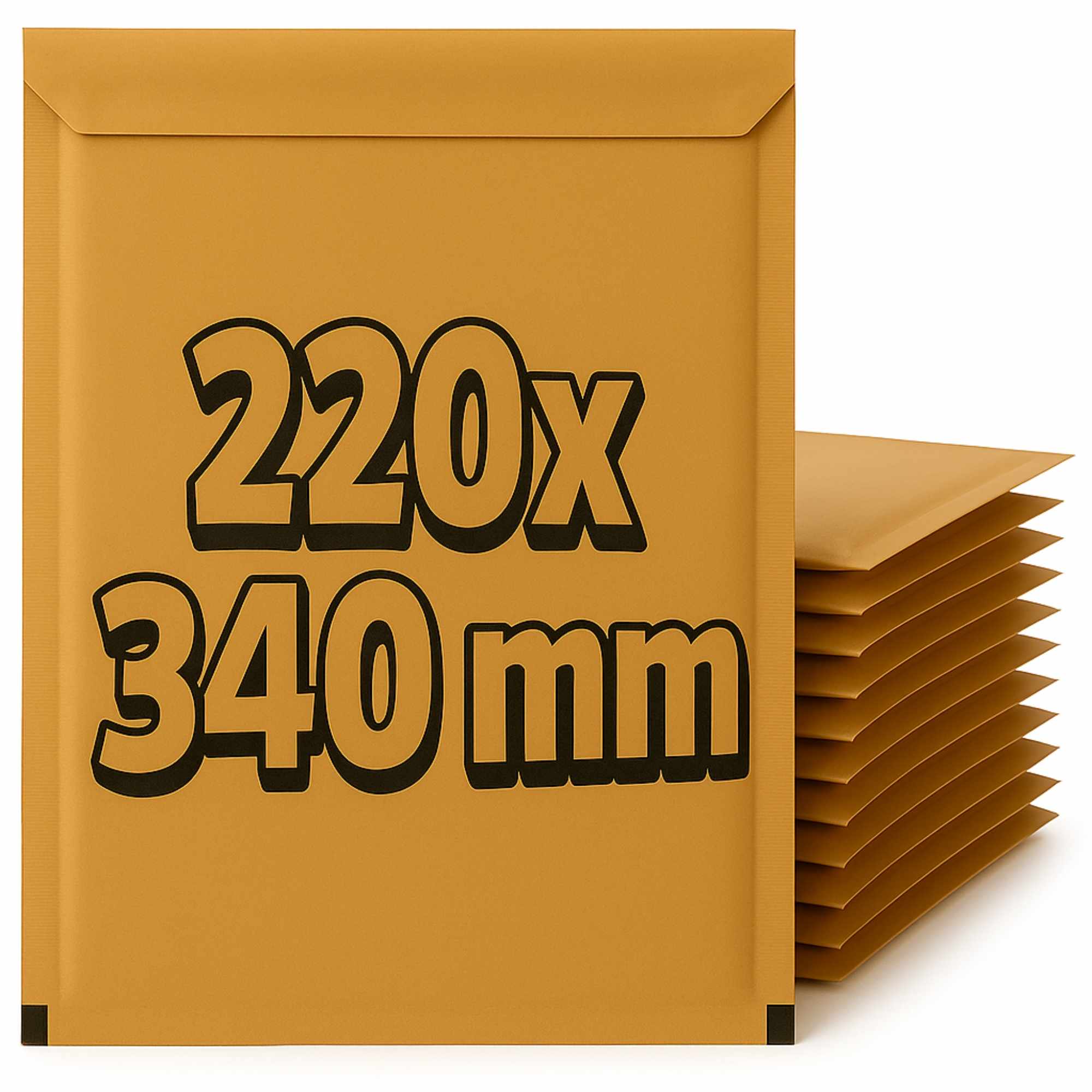 Sobres acolchados de burbujas 10 unidades 220 x 340 mm