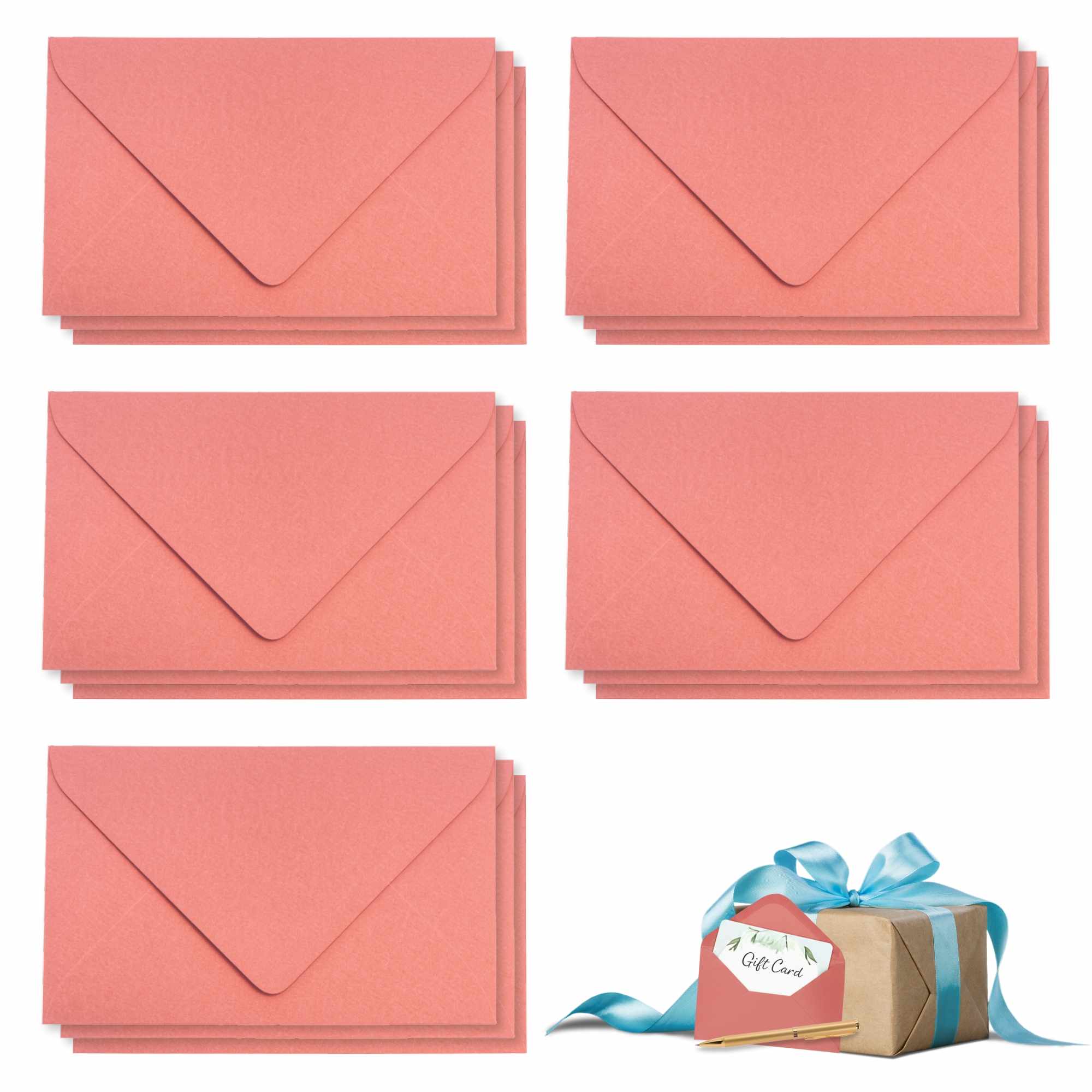 Sobres Pequeños 75 x 120 mm Rosa 15 unidades