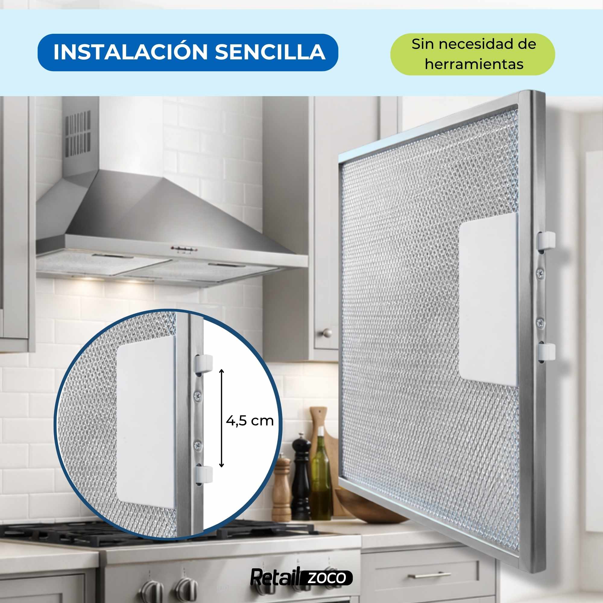 Filtro de Campana Extractora compatibles con Teka 81460133 - imagen 5