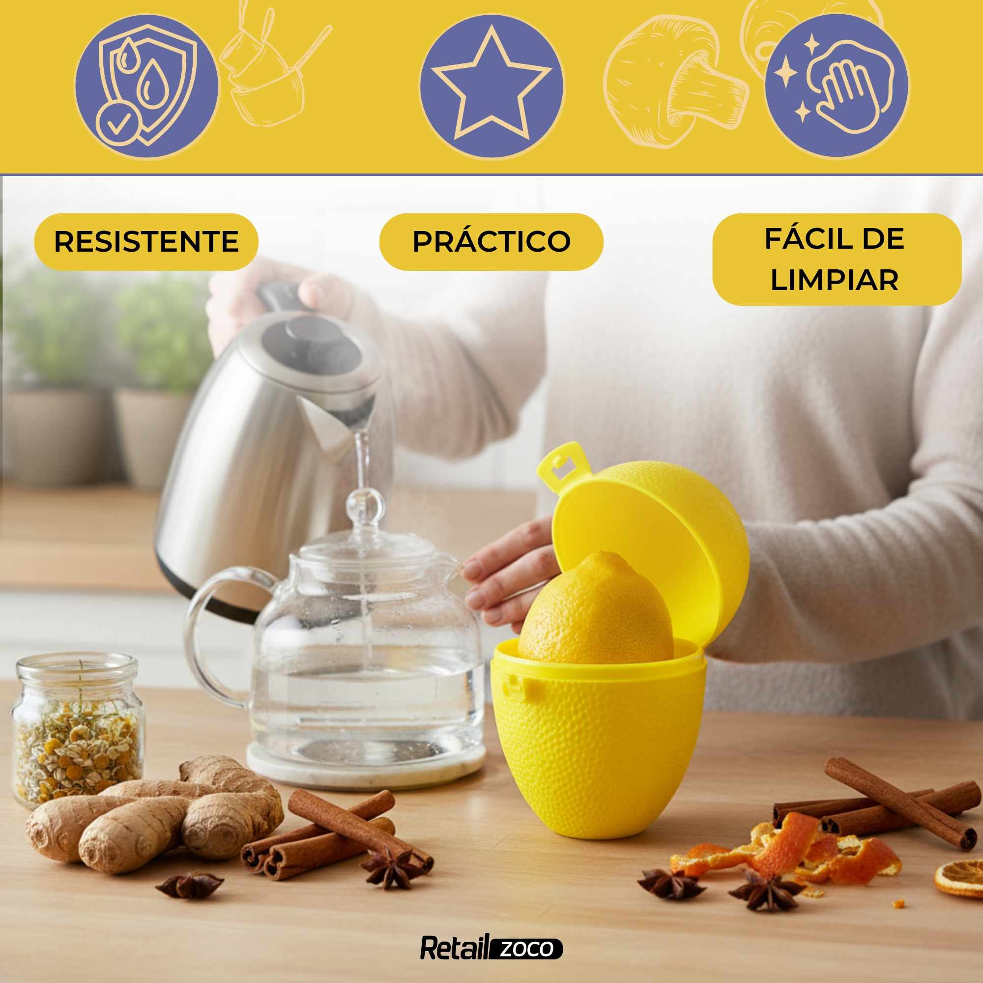 Guarda Limones de plástico - imagen 2