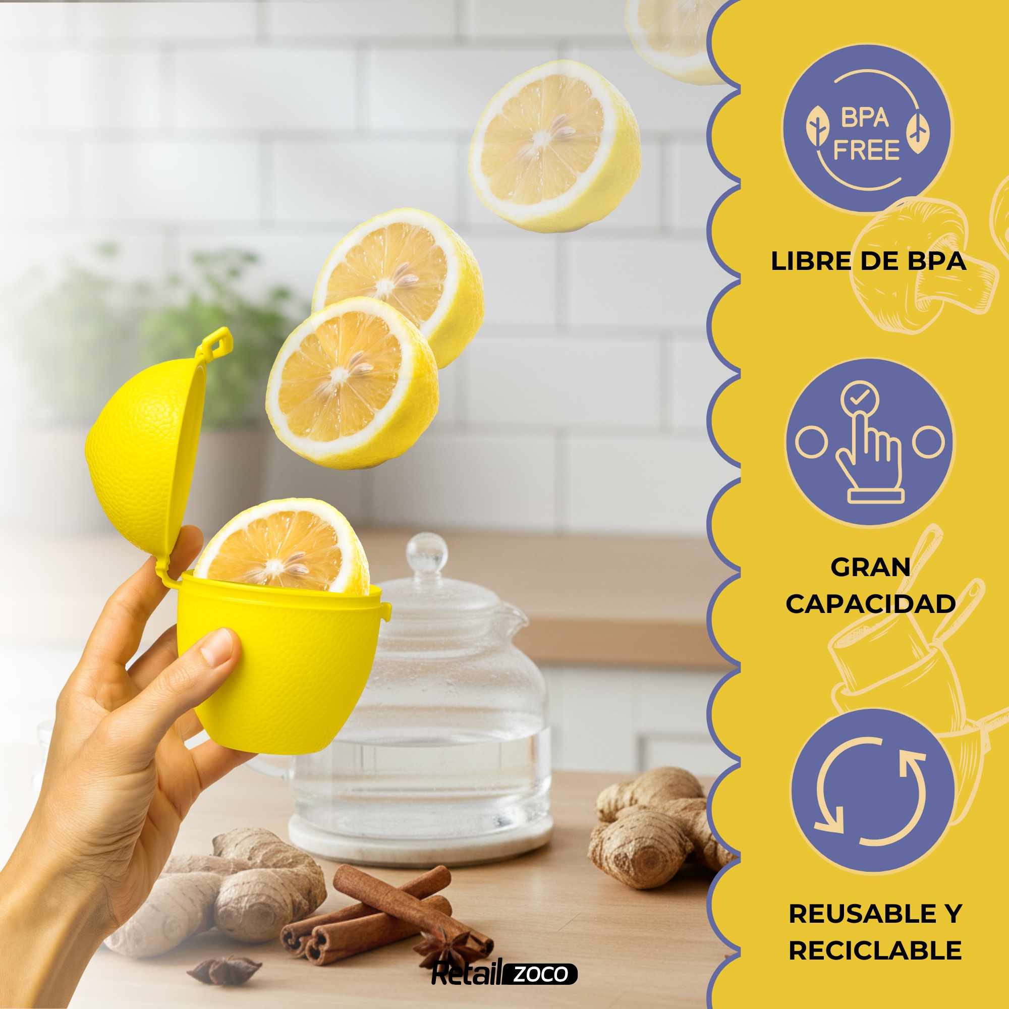 Guarda Limones de plástico - imagen 3