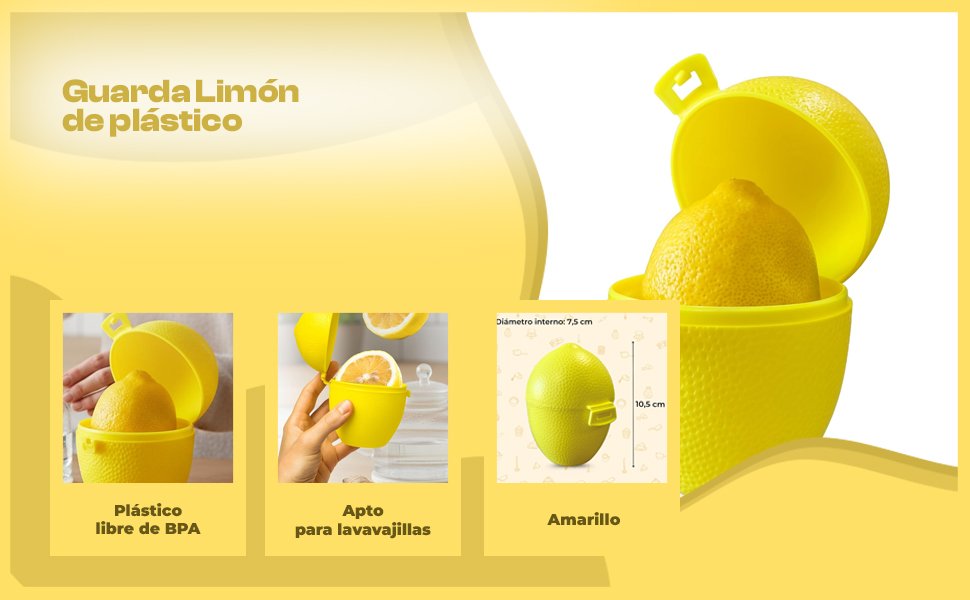 Banner - Guarda Limones de plástico