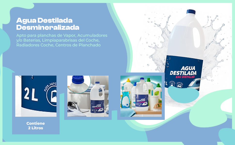 Banner - Agua Destilada 2 Litros